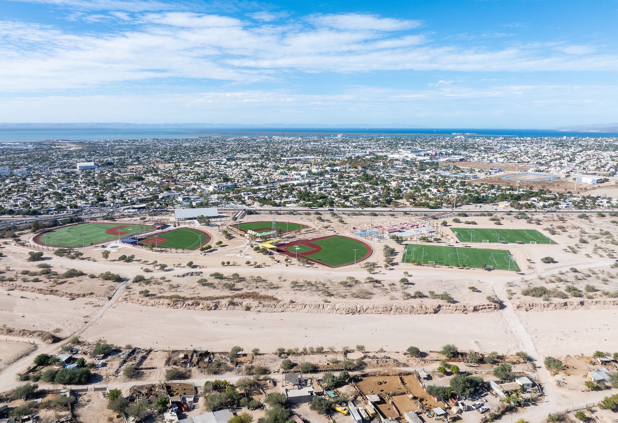 Sports Complex La Paz by CCA. Photograph by Jaime Navarro, courtesy of de Centro de Colaboración Arquitectónica (CCA) Sports Complex La Paz by CCA. Photograph by Jaime Navarro, courtesy of de Centro de Colaboración Arquitectónica (CCA)