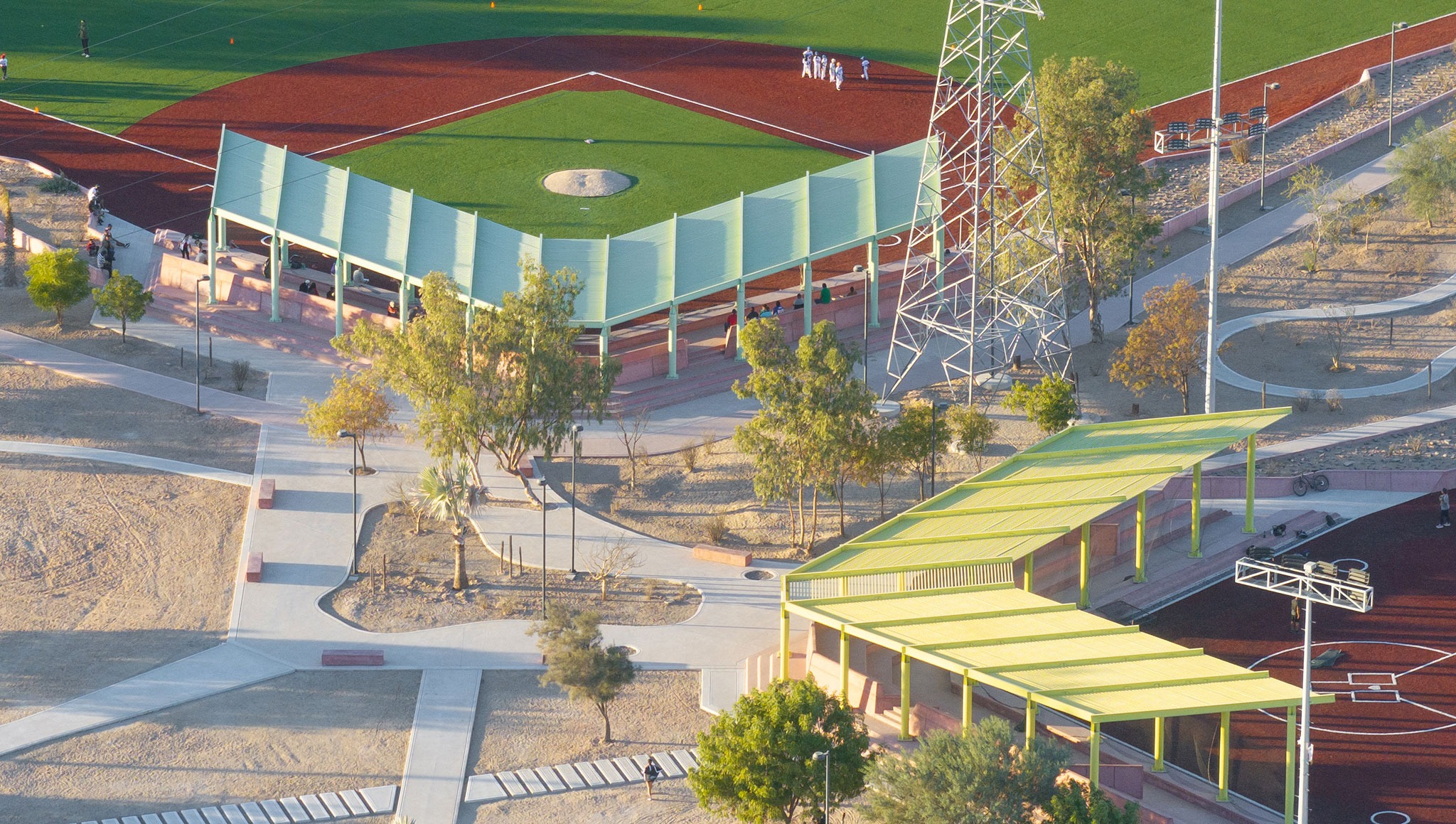 Sports Complex La Paz by CCA. Photograph by Jaime Navarro, courtesy of de Centro de Colaboración Arquitectónica (CCA) Sports Complex La Paz by CCA. Photograph by Jaime Navarro, courtesy of de Centro de Colaboración Arquitectónica (CCA)