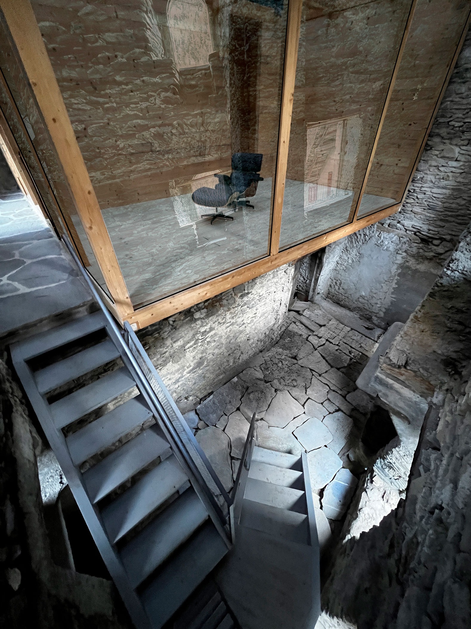 Renovation of a religious building in the village of Maddalena by Dario Castellino. Photograph by Dario Castellino. Renovation of a religious building in the village of Maddalena by Dario Castellino. Photograph by Dario Castellino.