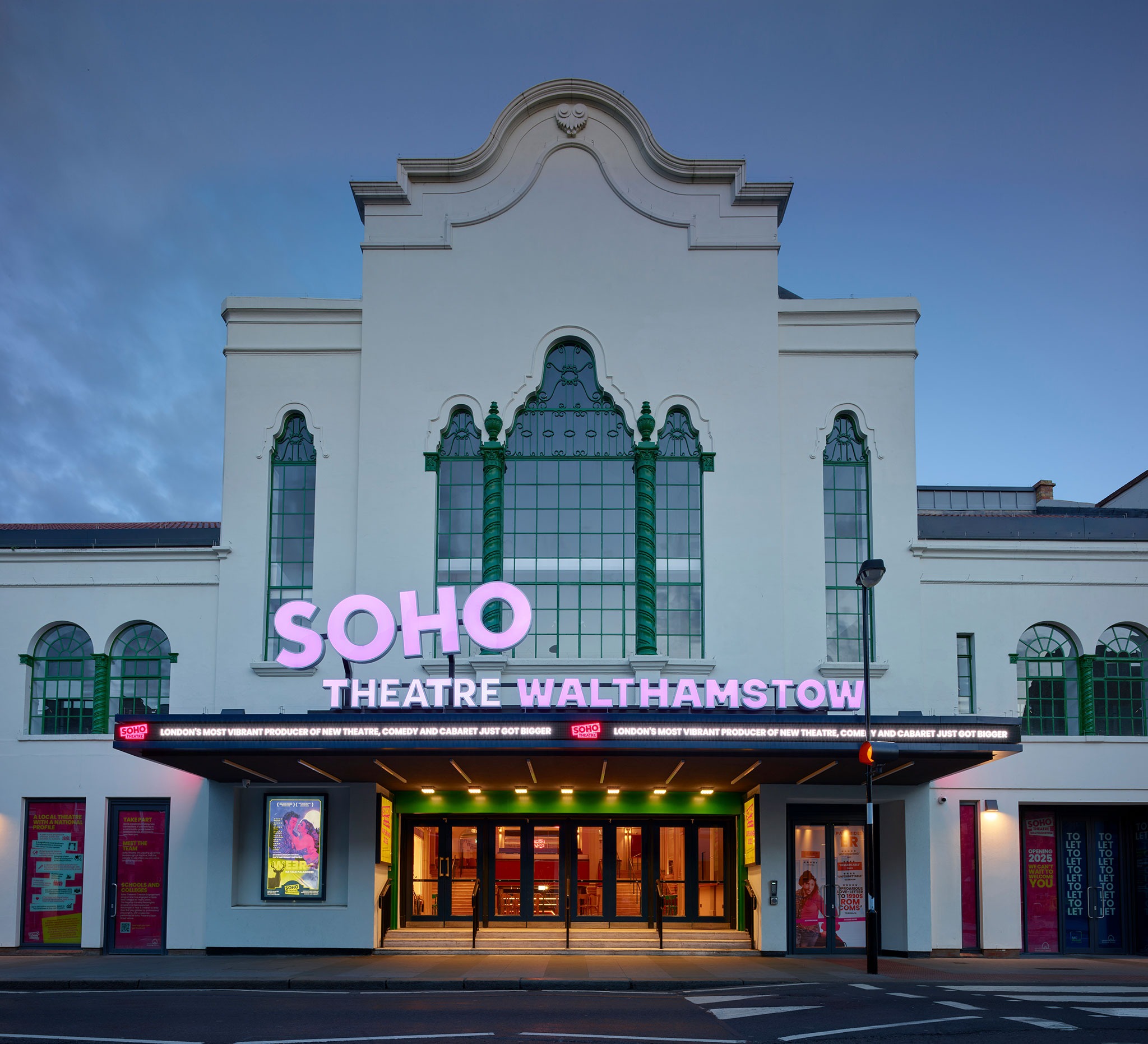 960-seat Soho Theatre Walthamstow by Pilbrow & Partners. Photograph by David Levene.