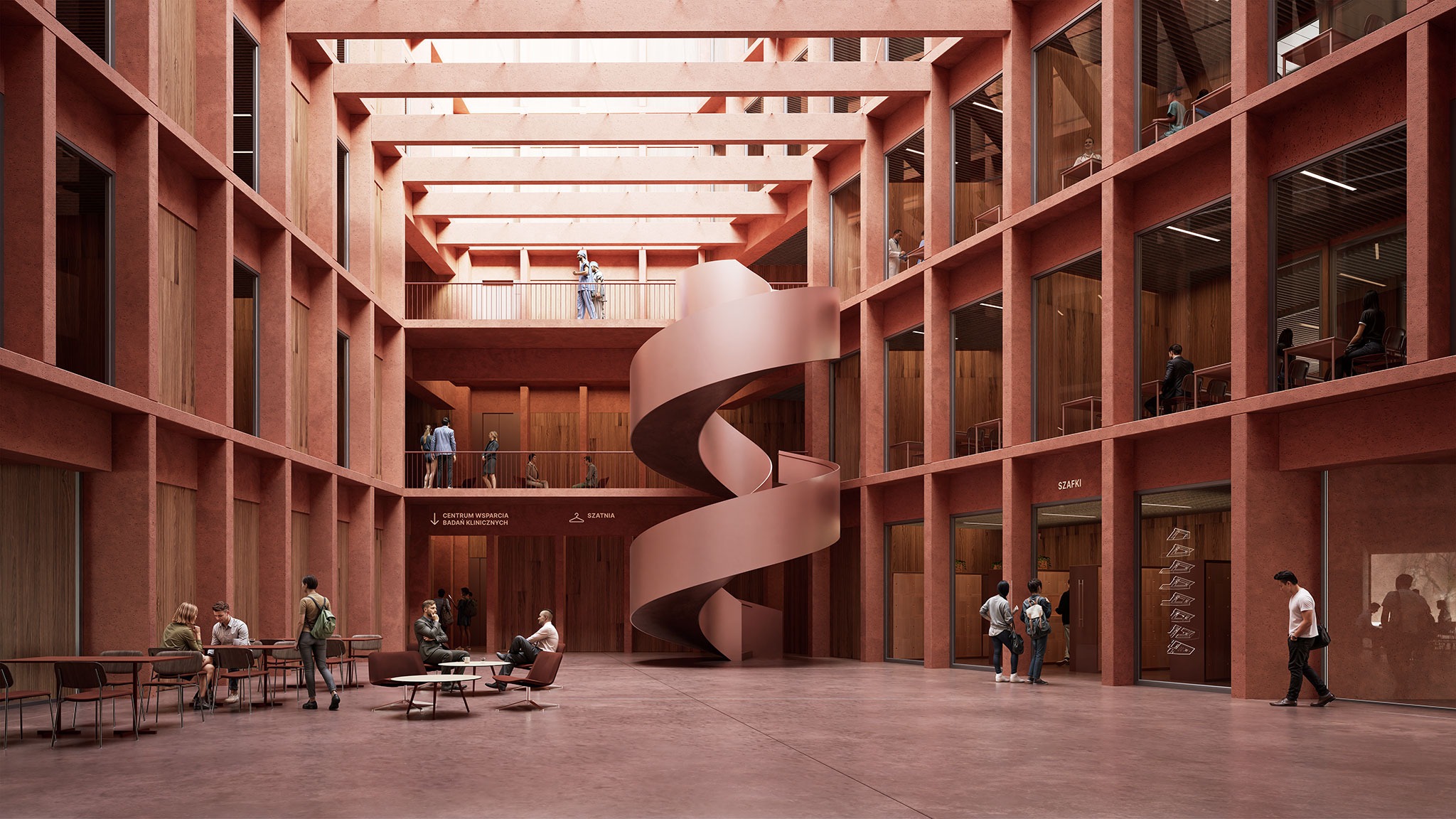 HTSH by Vaillo + Irigaray Architects + Interplay Architects. Rendering by BAIrender, Vaillo + Irigaray Architects and Interplay Architects. HTSH by Vaillo + Irigaray Architects + Interplay Architects. Rendering by BAIrender, Vaillo + Irigaray Architects and Interplay Architects.