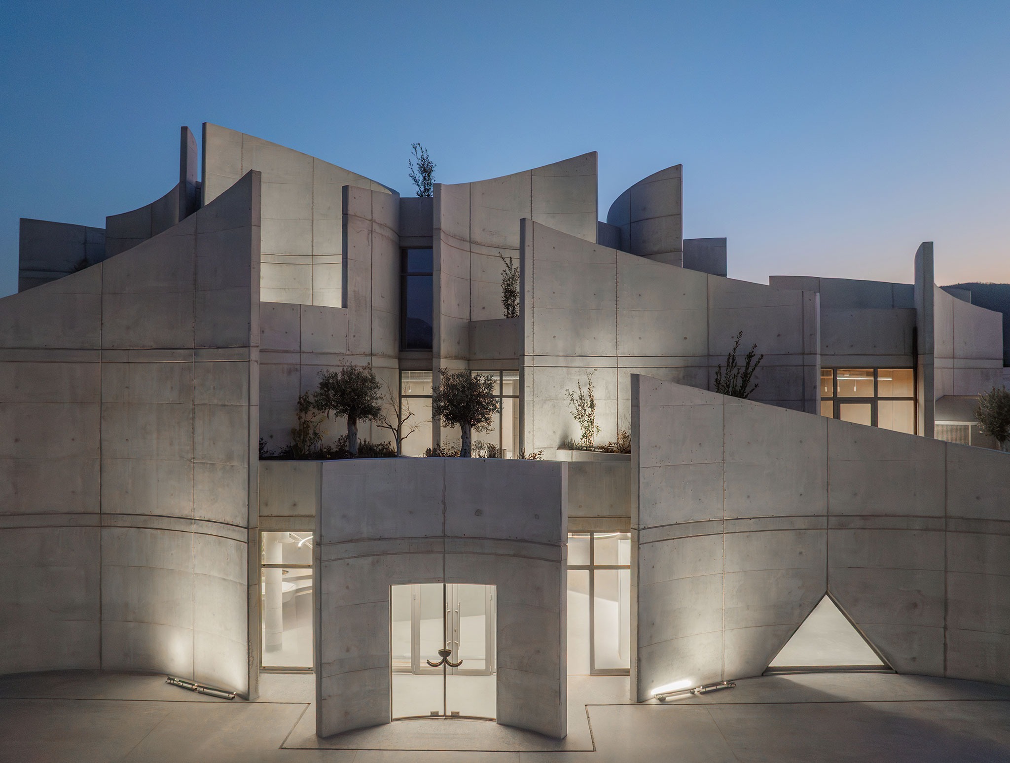 VET HOSPITAL by Davide Macullo Architects. Photograph by Leonit Ibrahimi.