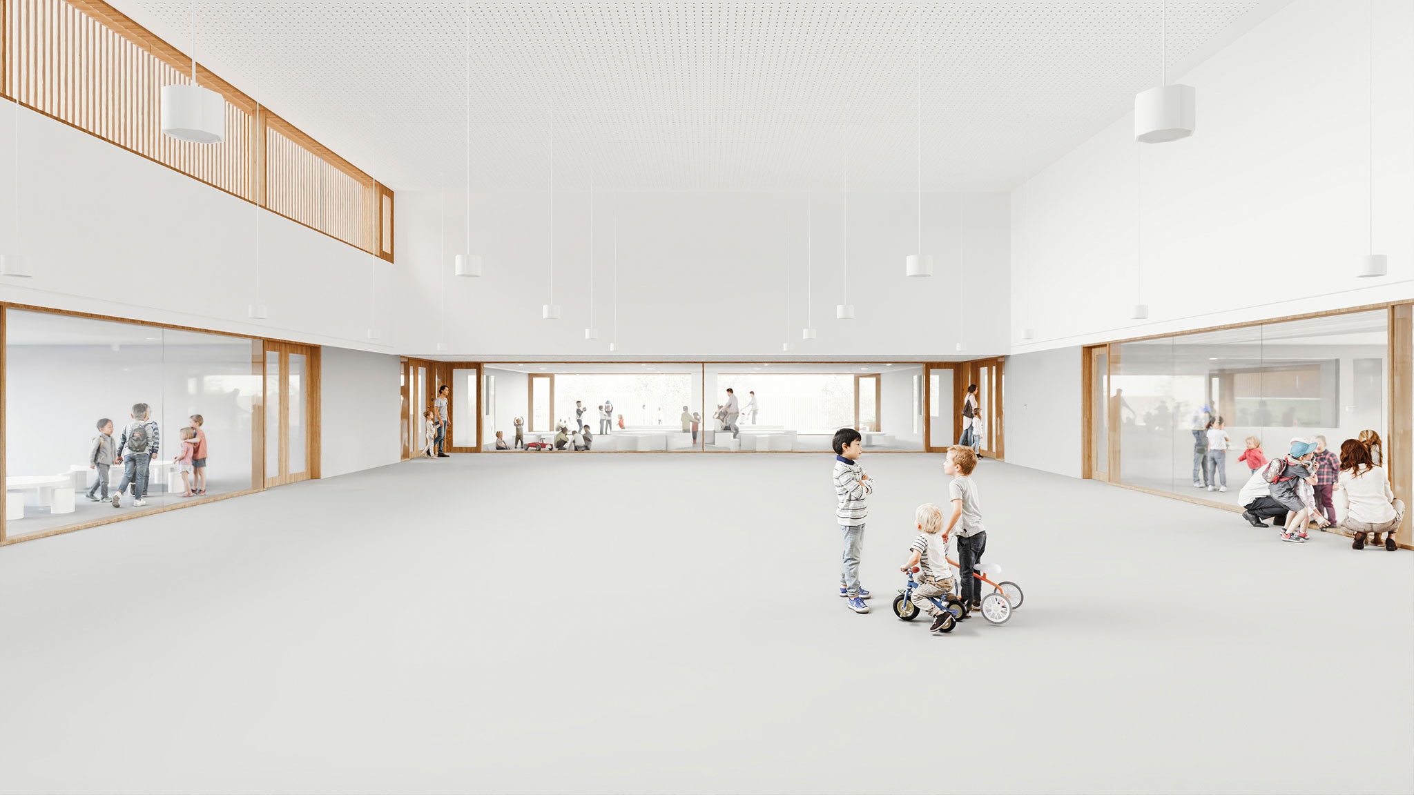 Nursery School in Zizur Mayor by ORBAICETA ALDABA ARQUITECTOS + Larraz Arquitectos. Nursery School in Zizur Mayor by ORBAICETA ALDABA ARQUITECTOS + Larraz Arquitectos.