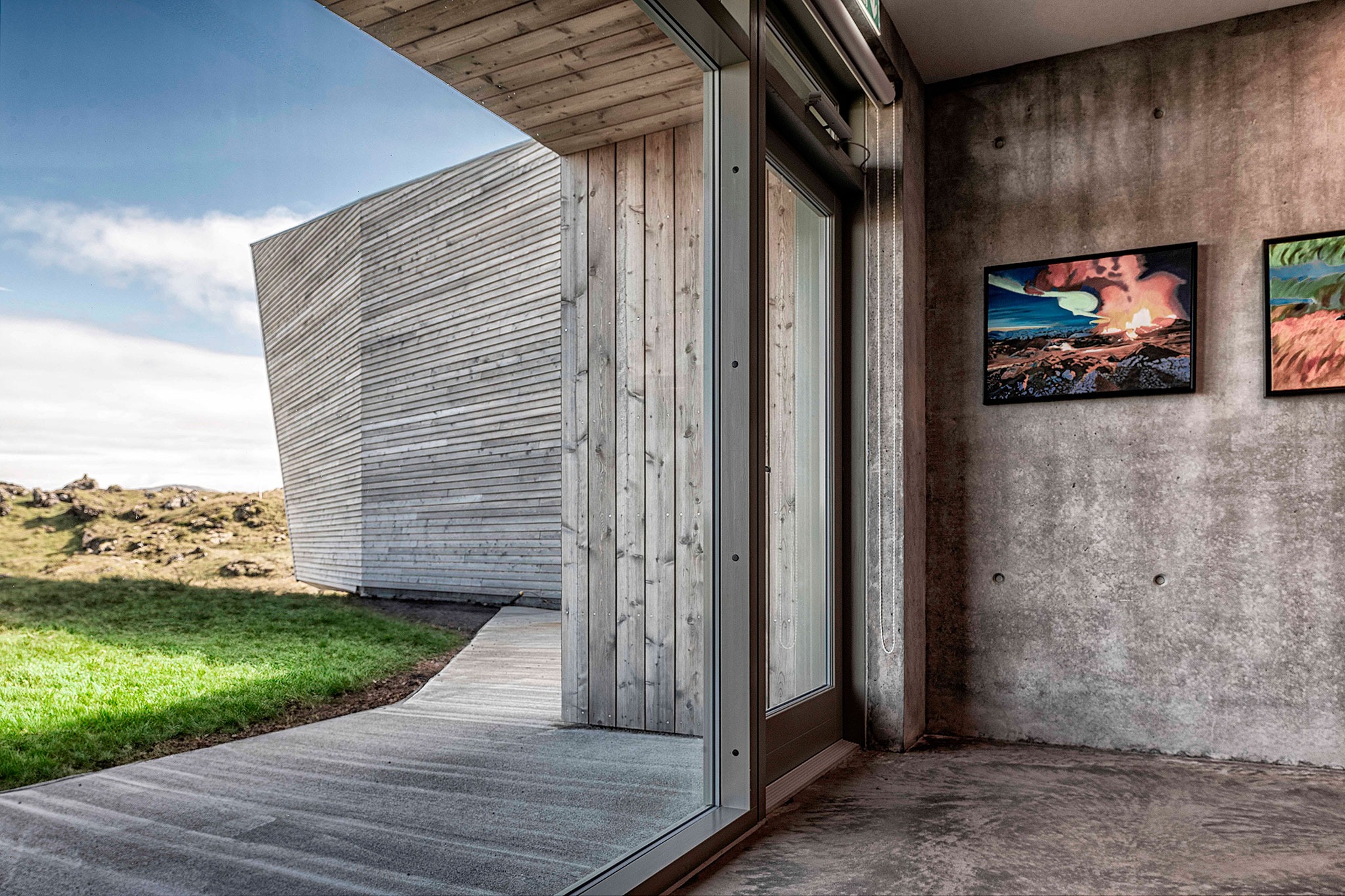 Visitor center in Hellisandur by Arkís arkitektar. Photography by Karl Vilhjálmsson. Visitor center in Hellisandur by Arkís arkitektar. Photography by Karl Vilhjálmsson.