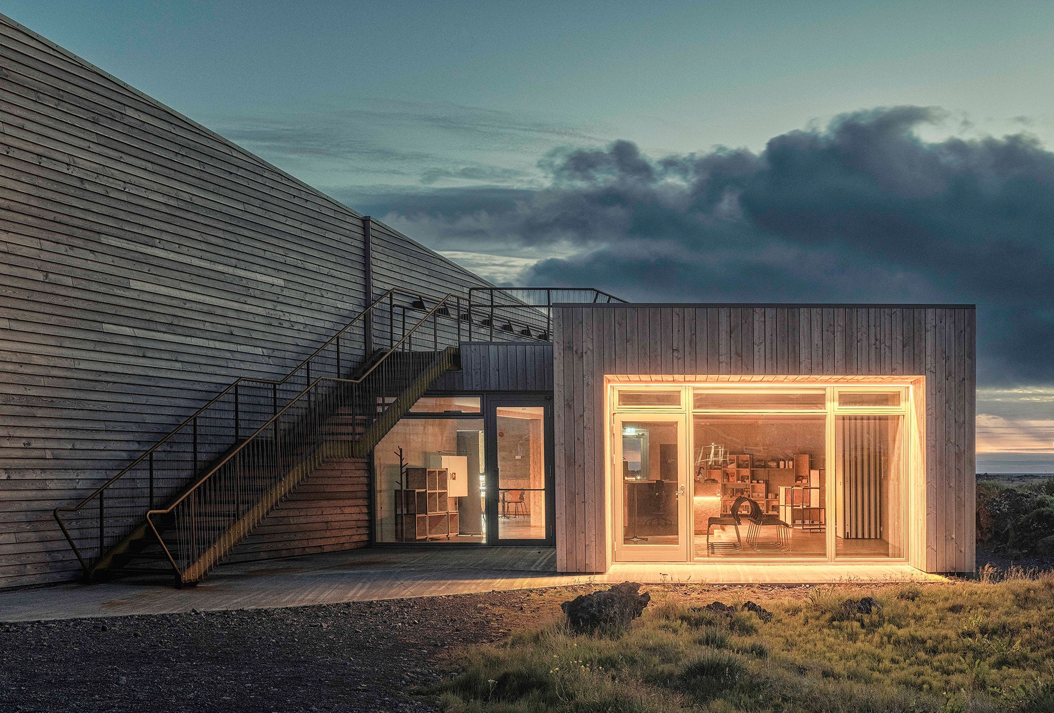 Visitor center in Hellisandur by Arkís arkitektar. Photography by Karl Vilhjálmsson. Visitor center in Hellisandur by Arkís arkitektar. Photography by Karl Vilhjálmsson.