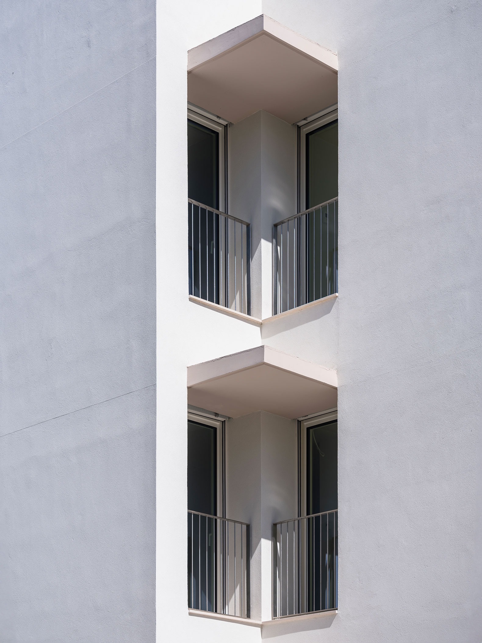 Three dwellings in the Colonia El Viso by Riaño Arquitectos, GCA Architects. Photograph by Imagen Subliminal