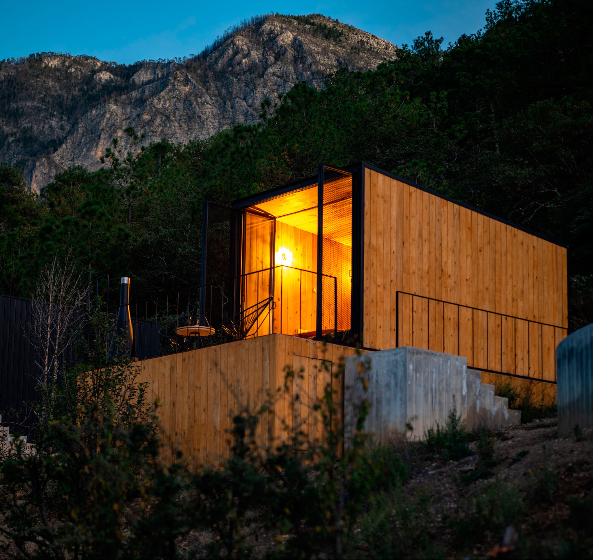 Madriguera Eco Reserve Stays by S-AR. Photograph by Recording Architecture Madriguera Eco Reserve Stays by S-AR. Photograph by Recording Architecture