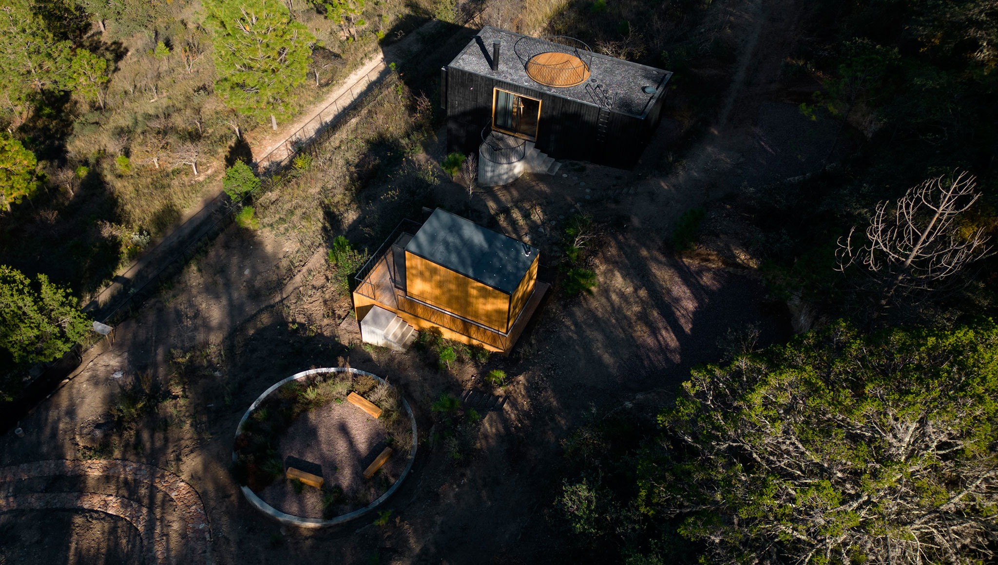 Madriguera Eco Reserve Stays by S-AR. Photograph by Recording Architecture Madriguera Eco Reserve Stays by S-AR. Photograph by Recording Architecture