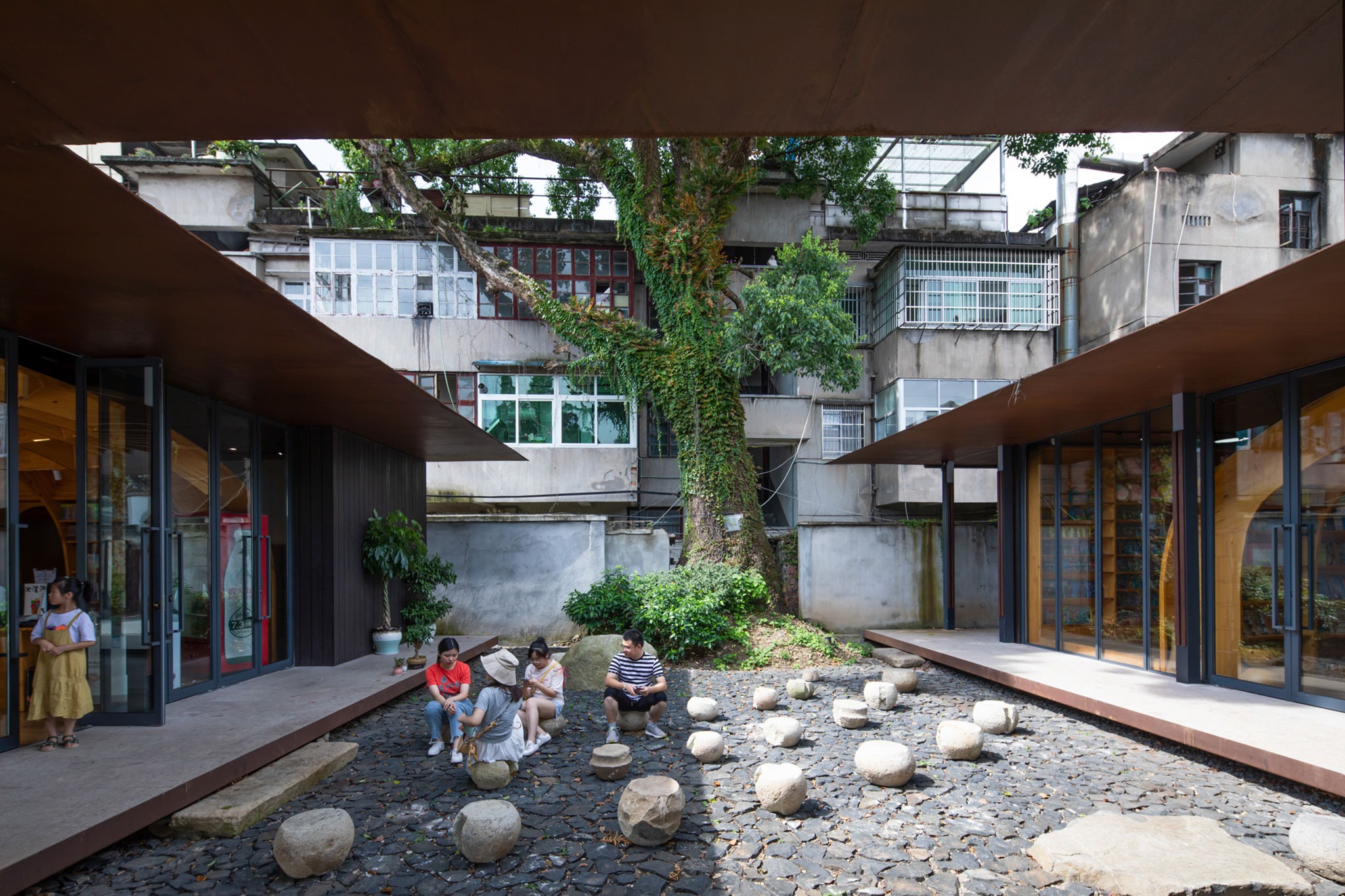 Neighborhood Songyang Three-Temple Cultural Communication Center by Jiakun Architects. Photograph by Arch-Exist. Neighborhood Songyang Three-Temple Cultural Communication Center by Jiakun Architects. Photograph by Arch-Exist.