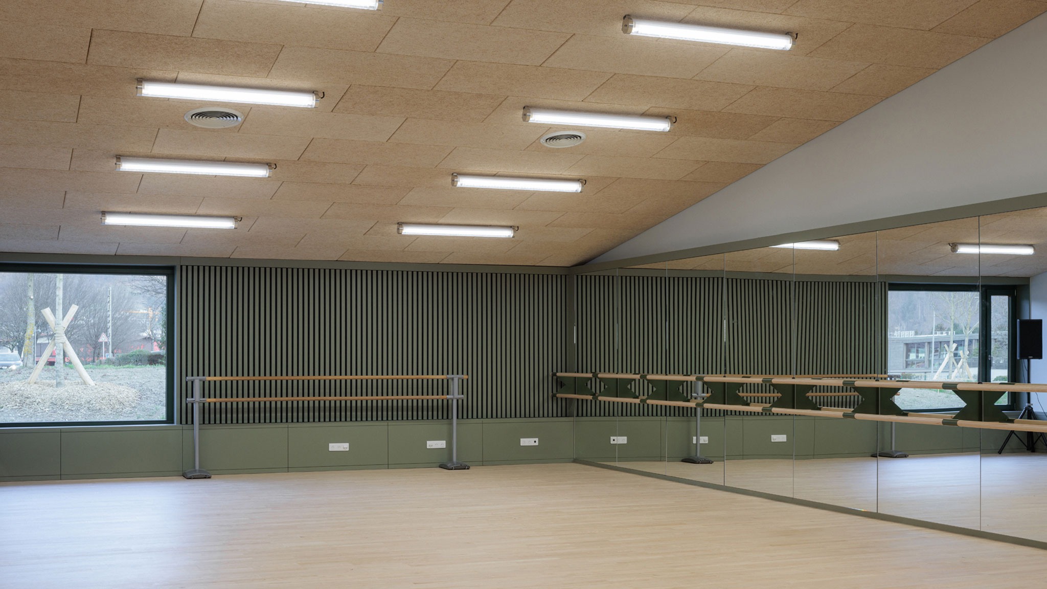 School of music, dance and theater by LINK architectes + DLD architectes. Photograph by Salem Mostefaoui