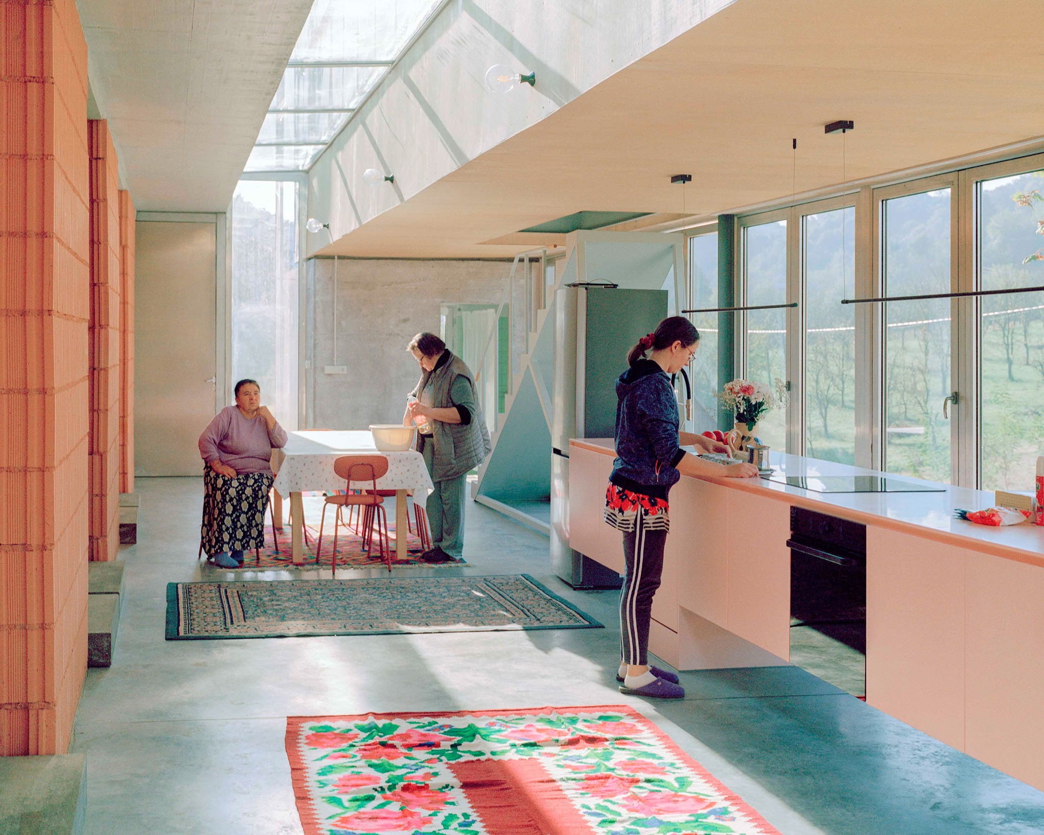 House For Five Women by TEN. Photograph by Maxime Delvaux, Adrien de Hemptinne.