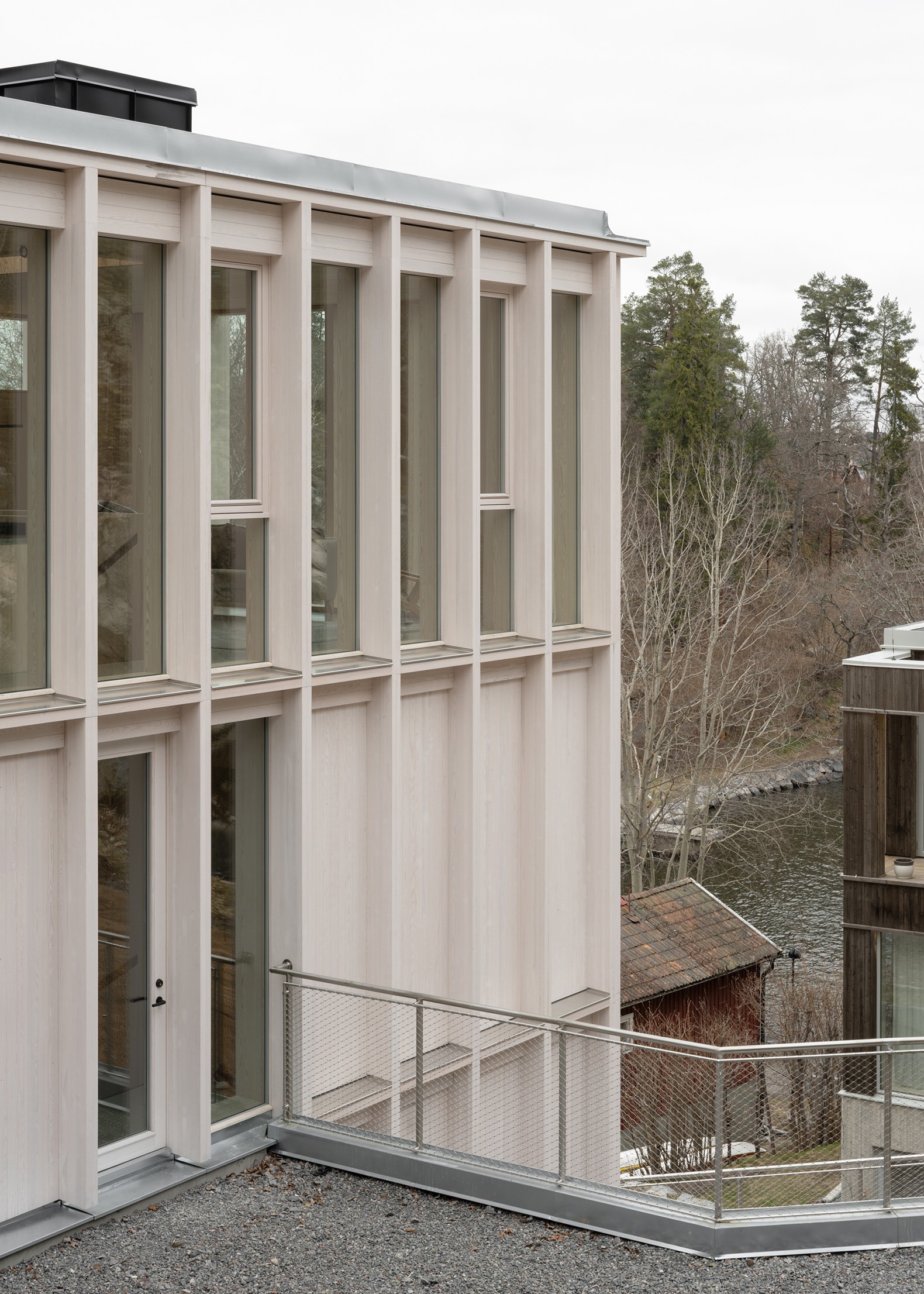 Ravine House by Kolman Boye architects. Photograph by Johan Dehlin.