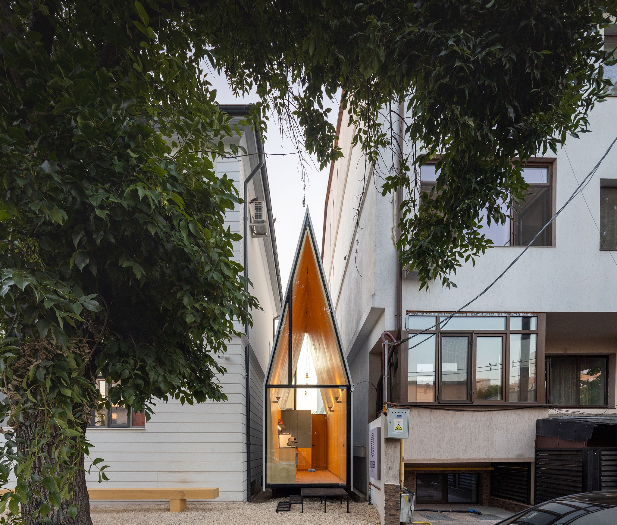 "The Chapel" by Vinklu. Photograph by Vlad Patru.