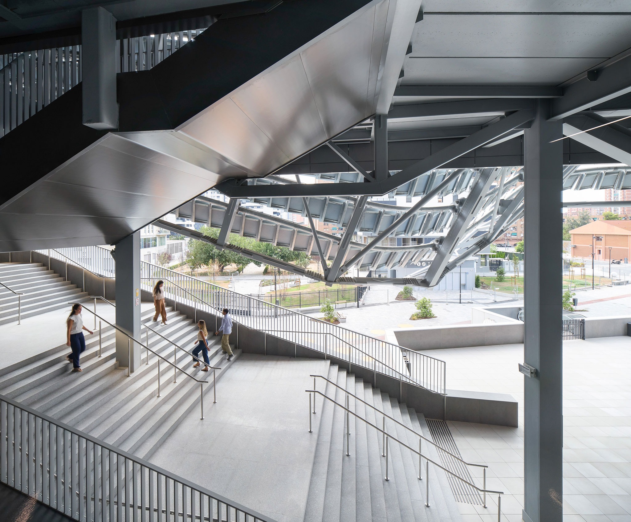 Roig Arena by HOK and ERRE. Photograph by Hufton + Crow  