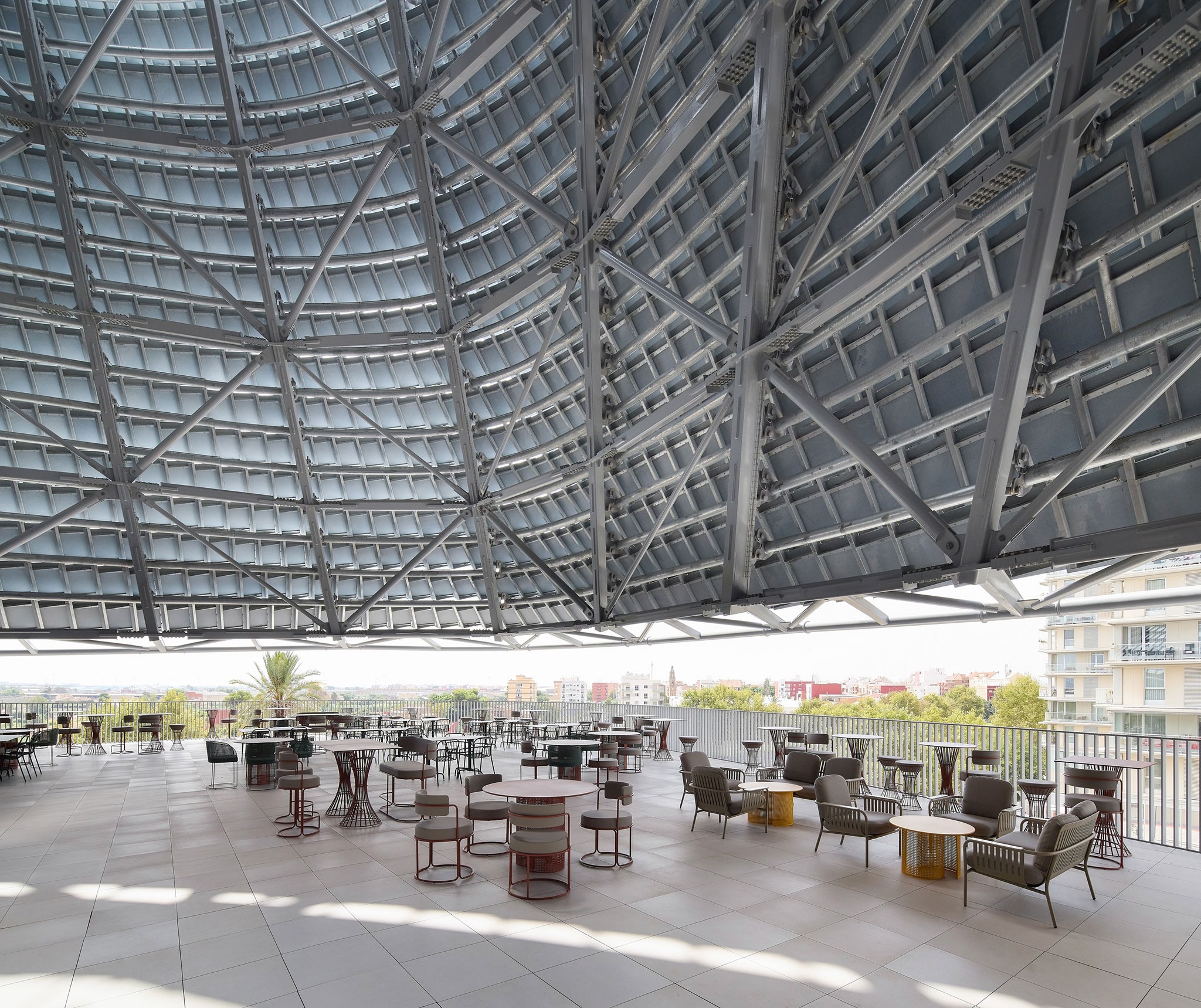 Roig Arena by HOK and ERRE. Photograph by Hufton + Crow.