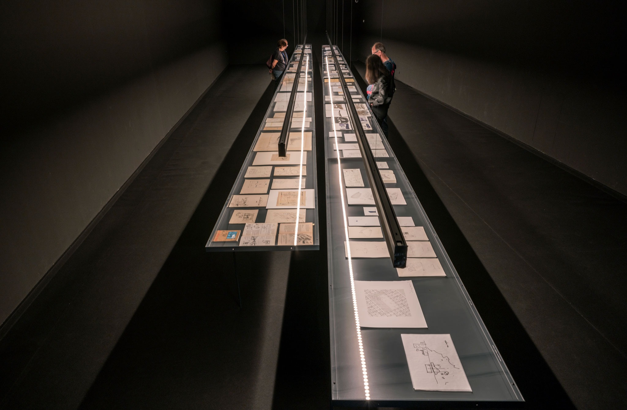Architectural drawings. Primitivo González Collection. Photograph by Ricardo González