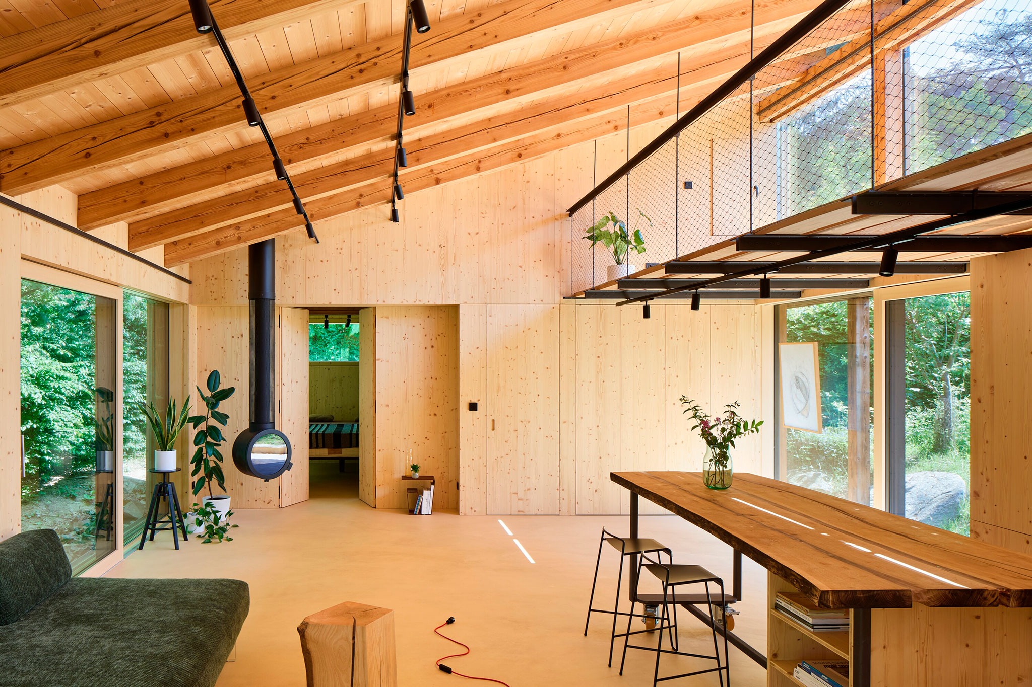 Inhabiting the valley. Mednik house by Päivä architekti. Photograph by Radek Úlehla.