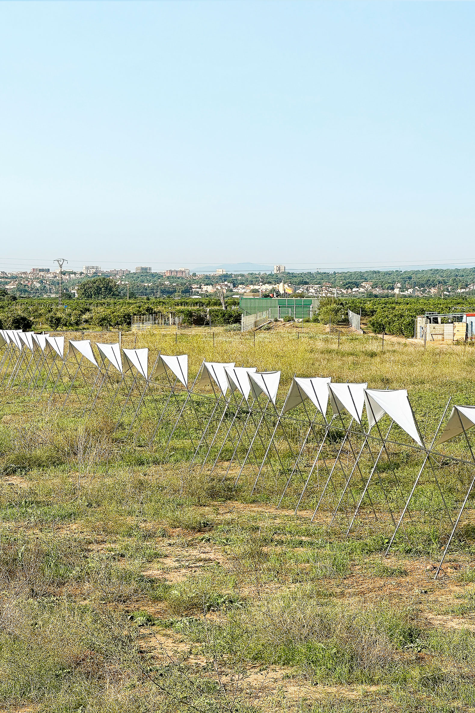 Pabellón 100 metros lineales por Pablo Paradinas Sastre y Eletres Studio. Fotografía por Pablo Paradinas Sastre y Eletres Studio. 