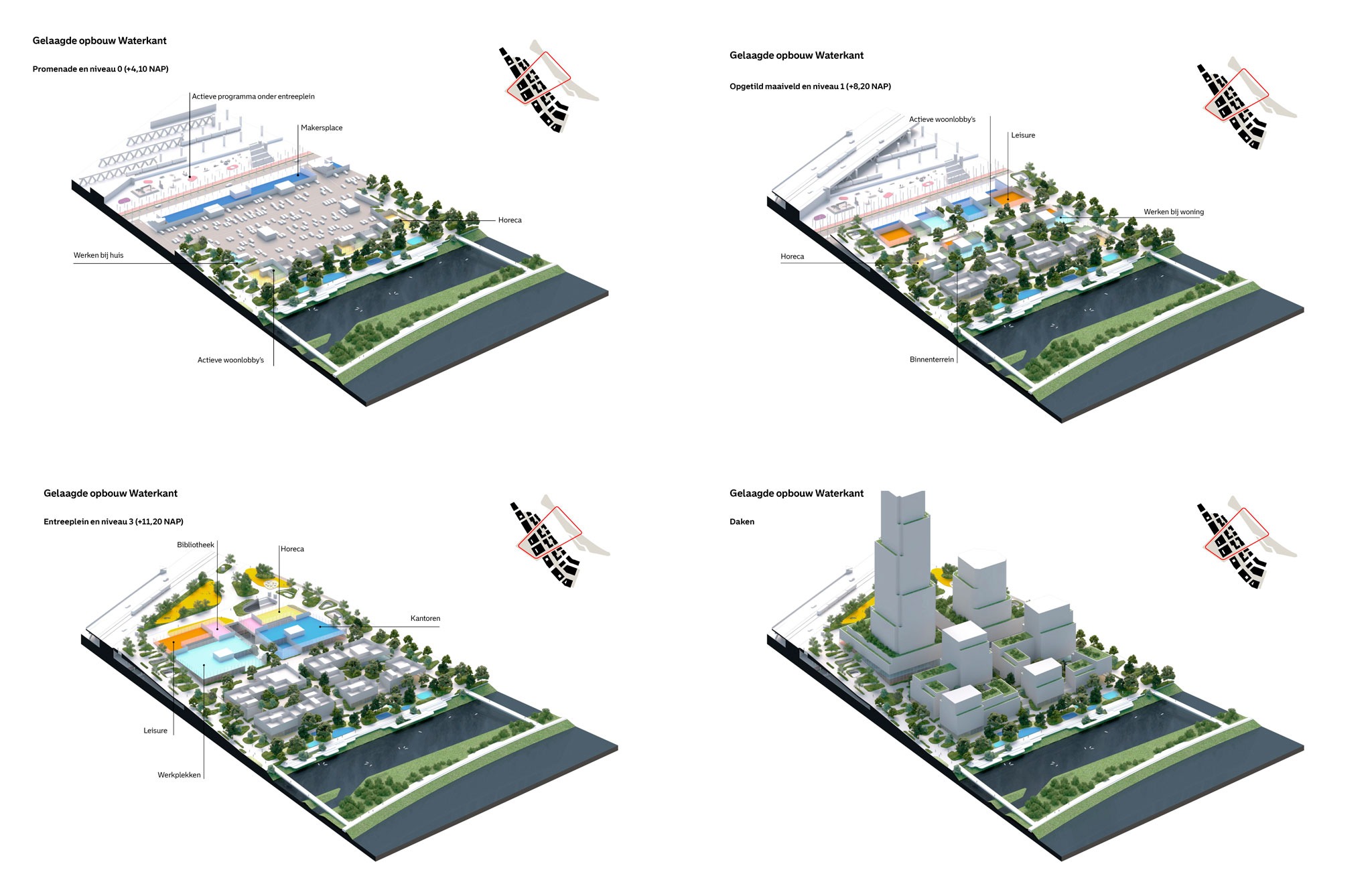 Waterkant designed by EFFEKT, OMA and LOLA 