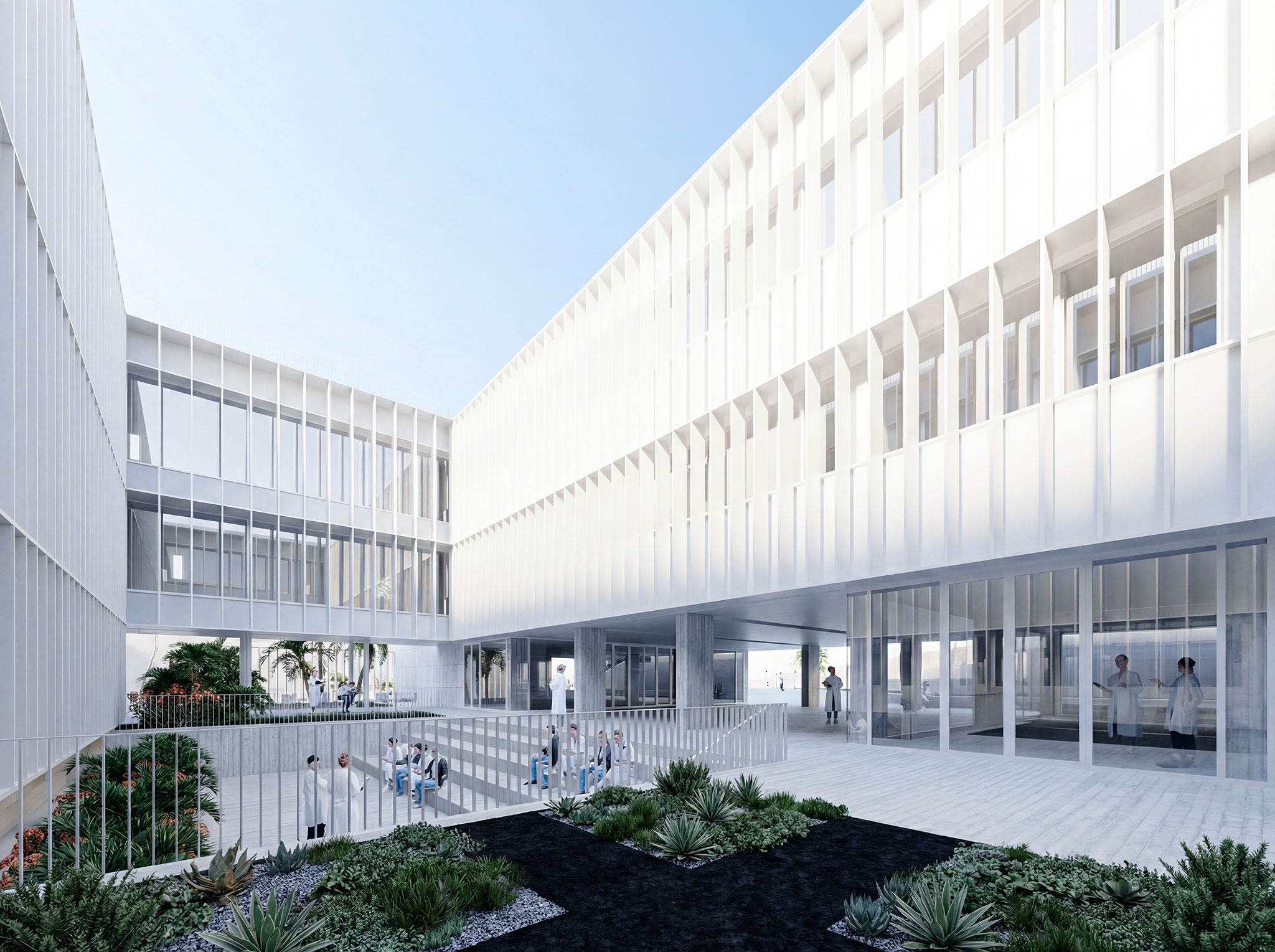 Visualización. Edificio de Laboratorios e Investigación Avanzada por ORBAICETA ALDABA y COR.