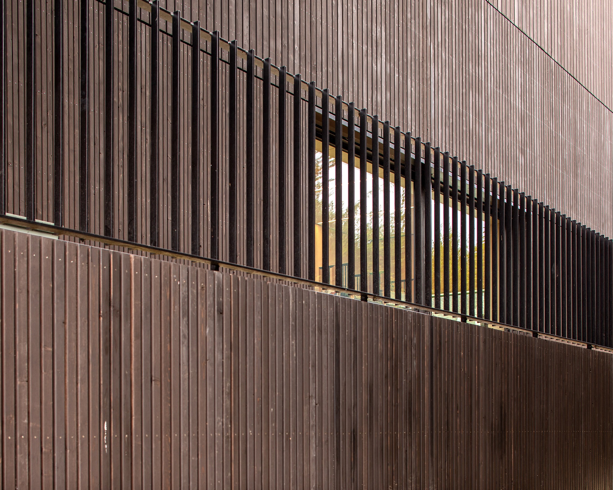 Pont-Scorff Cultural Center by AGA Architectes Associés. Photograph by Gaëtan Chevier.