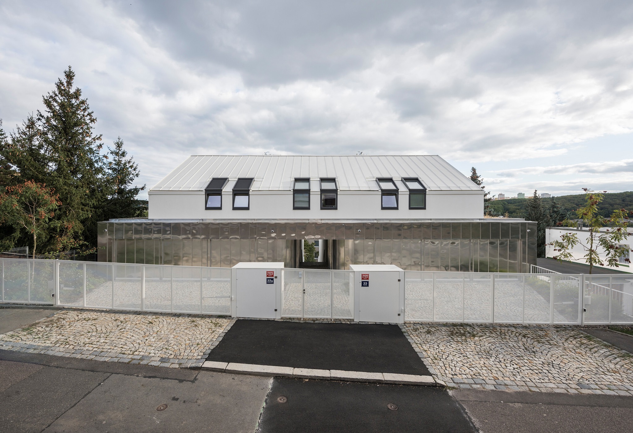 "Krč Terraced Twins" by Martin Cenek Architecture. Photograph by Martin Cenek.