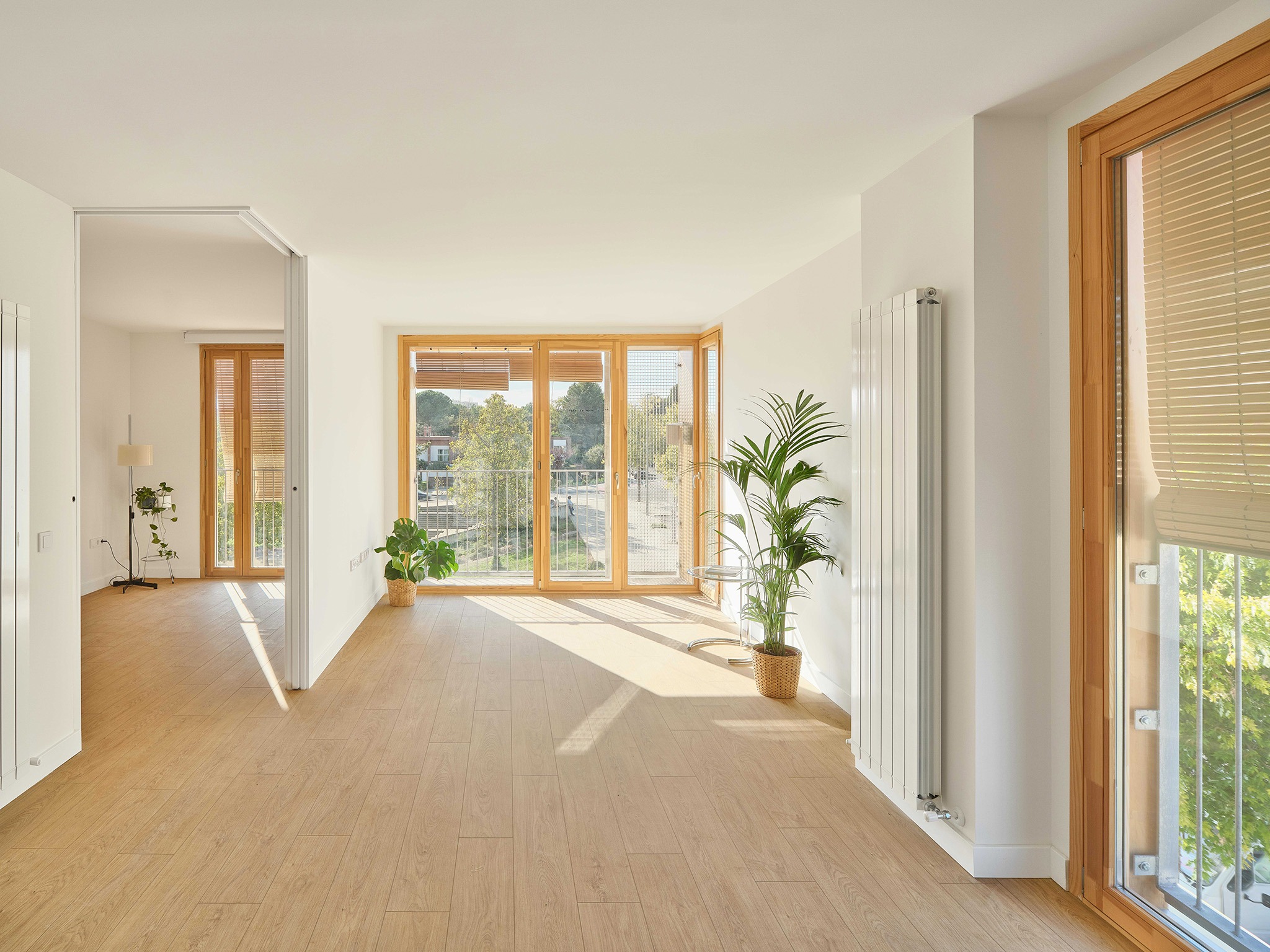 Social housing and collective space in Igualada by UTE MBM arquitectes + 4RQ arquitectura. Photograph by Adrià Goula.