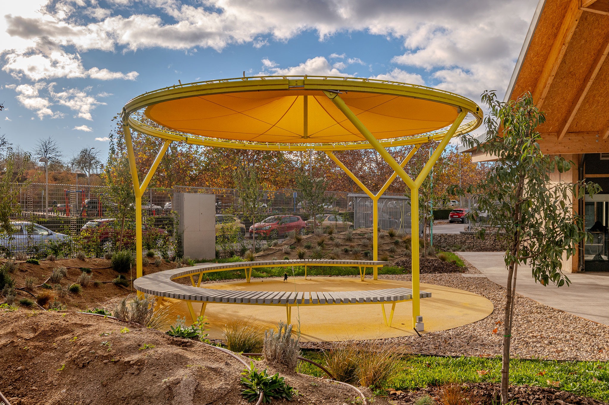 Jardín Circulante para el CIEC por gaSSz arquitectos. Fotografía por Emilio Parra Doiztúa.  