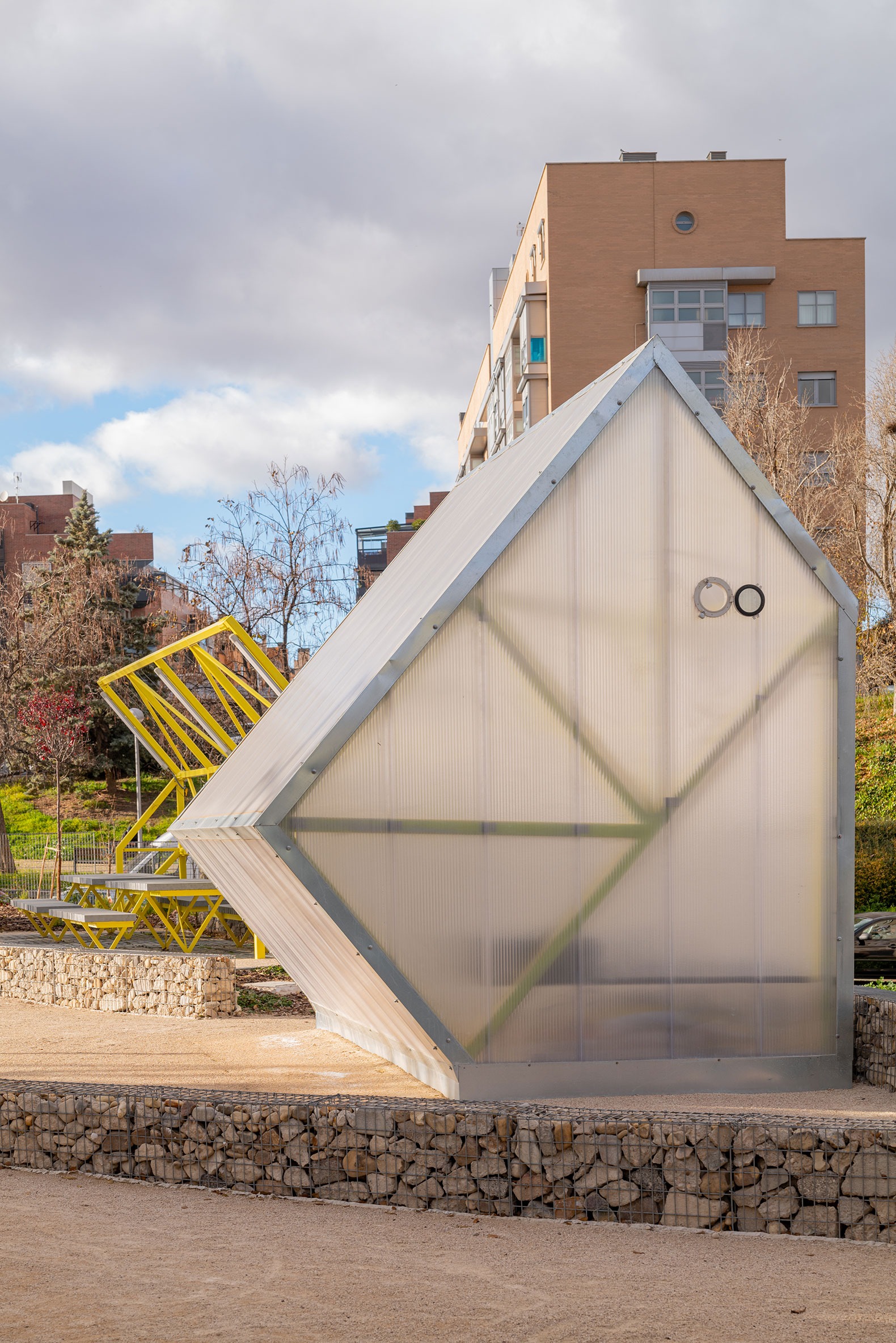 Jardín Circulante para el CIEC por gaSSz arquitectos. Fotografía por Emilio Parra Doiztúa.  