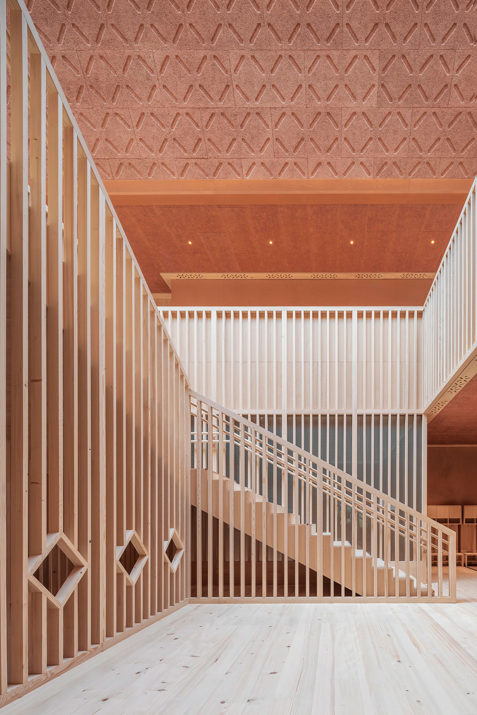 Educational Center Kössen by Pedevilla architects. Photograph by Gustav Willeit