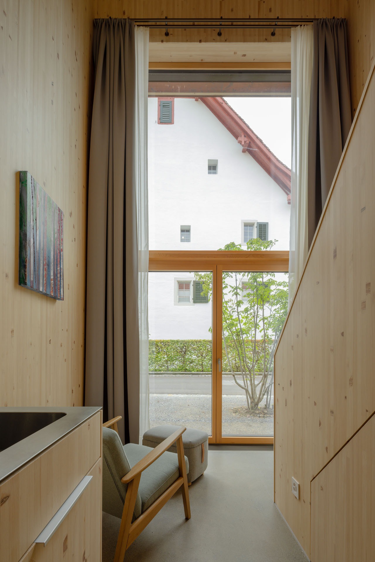 Casas pequeñas Kappel am Albis por Atelier Kempe Thill. Fotografía por Ulrich Schwarz.