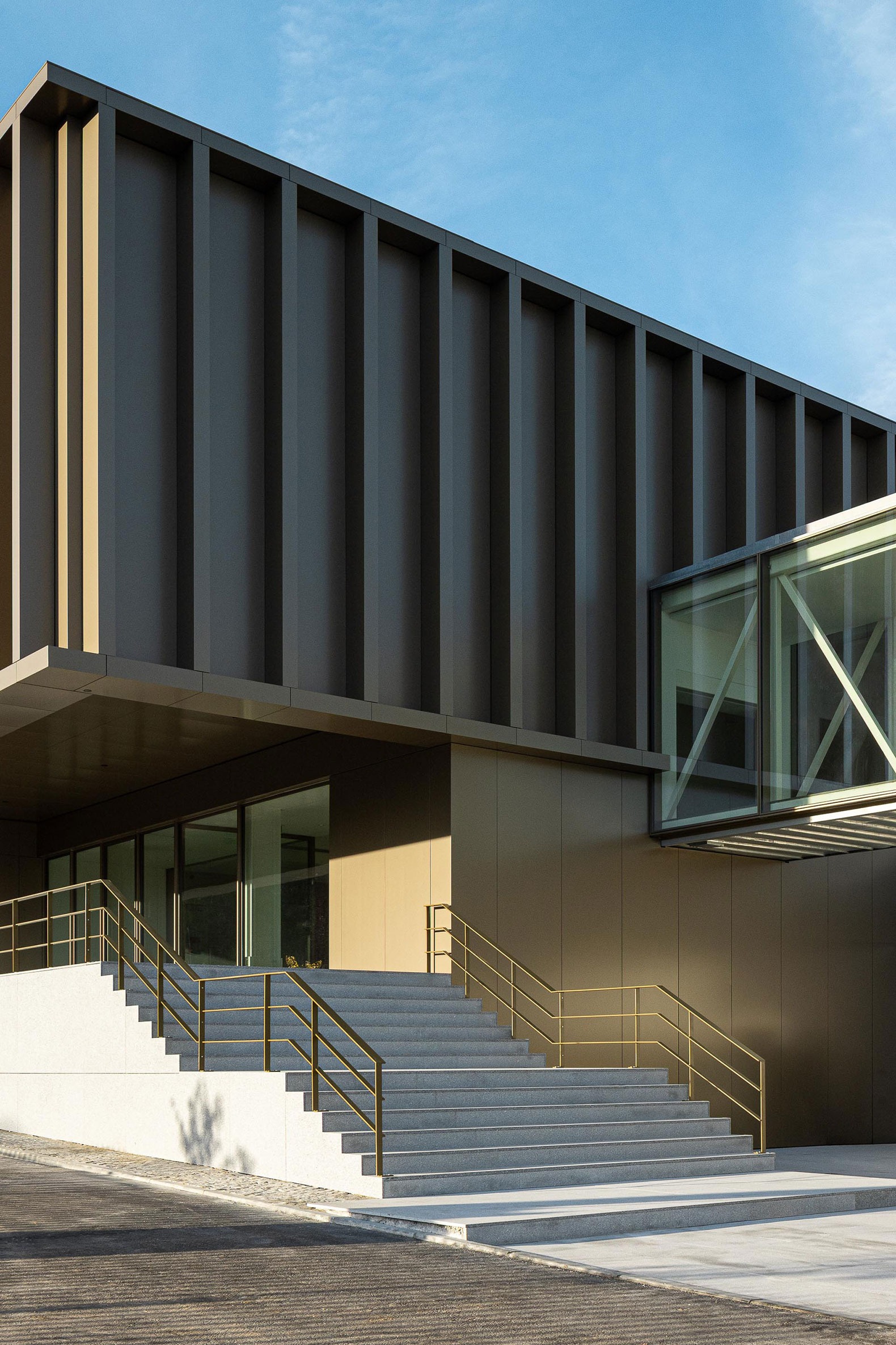 New PRF headquarters building by Impare Arquitectura. Photograph by Ivo Tavares Studio.
