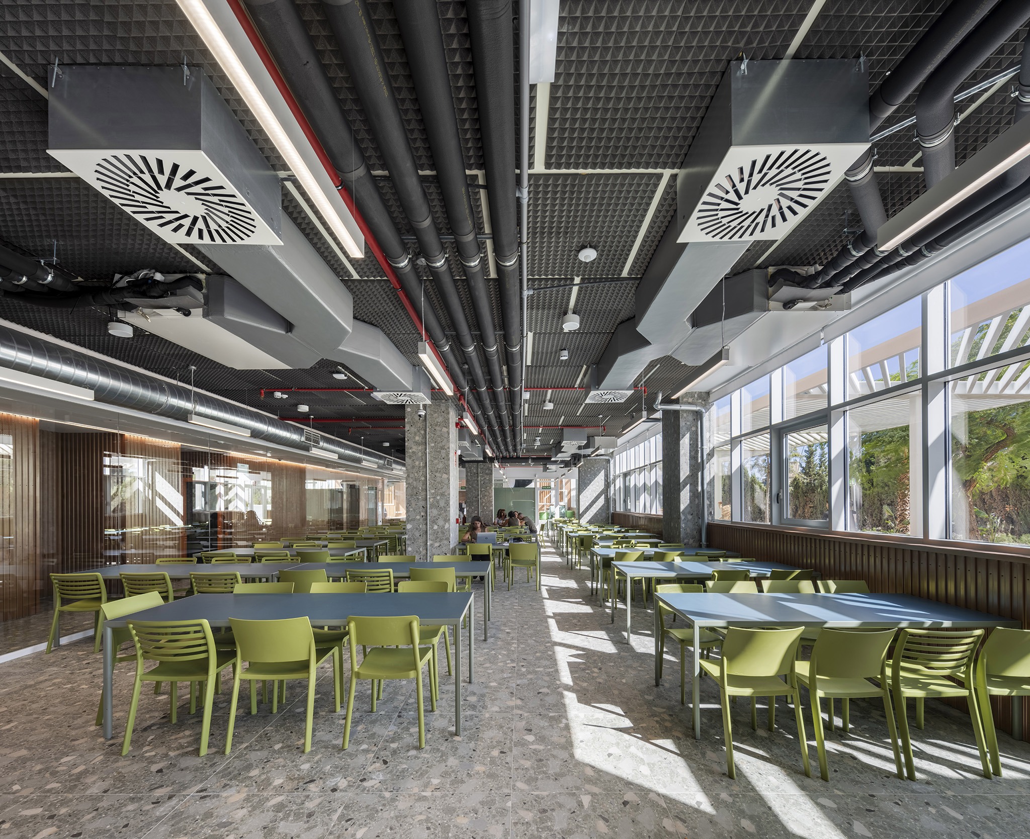 Student residence in Burjassot by Martín Lejarraga Oficina de Arquitectura. Photograph by David Frutos.