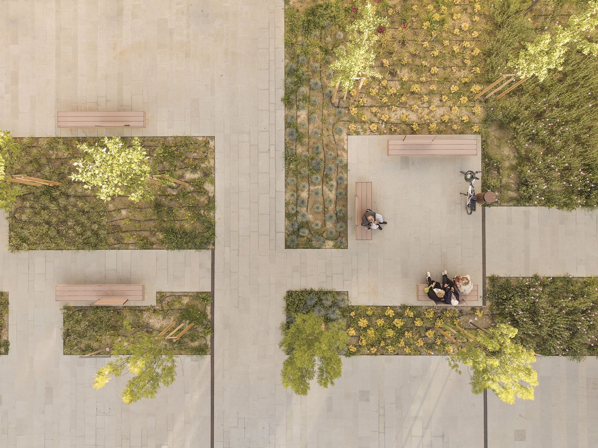 Plaza San Lorenzo en Pistoia por MICROSCAPE. Fotografía por Filippo Poli.