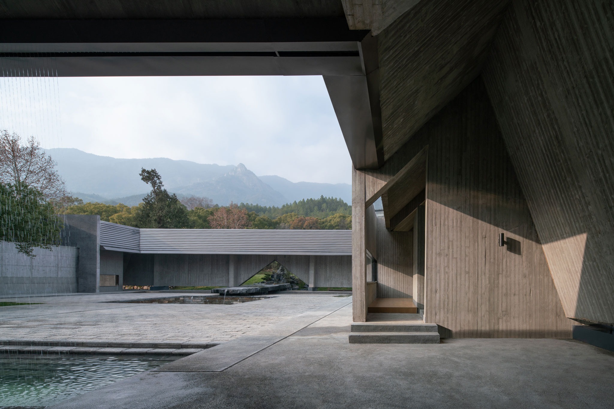 Ink Wash Pool by y.ad studio. Photograph by Alice.