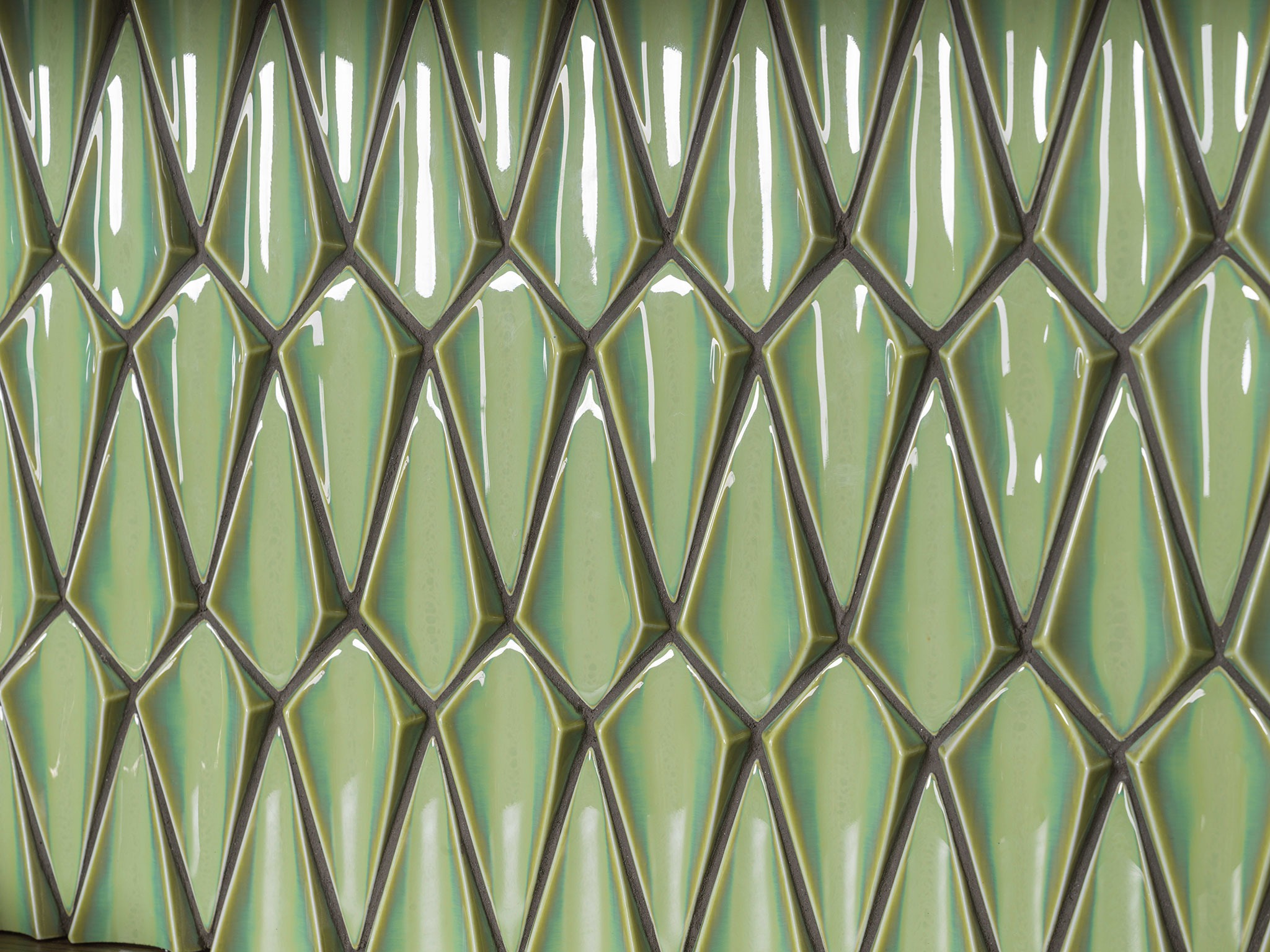 L'Antic Colonial mosaic, Tusk Emerald series. Detail.