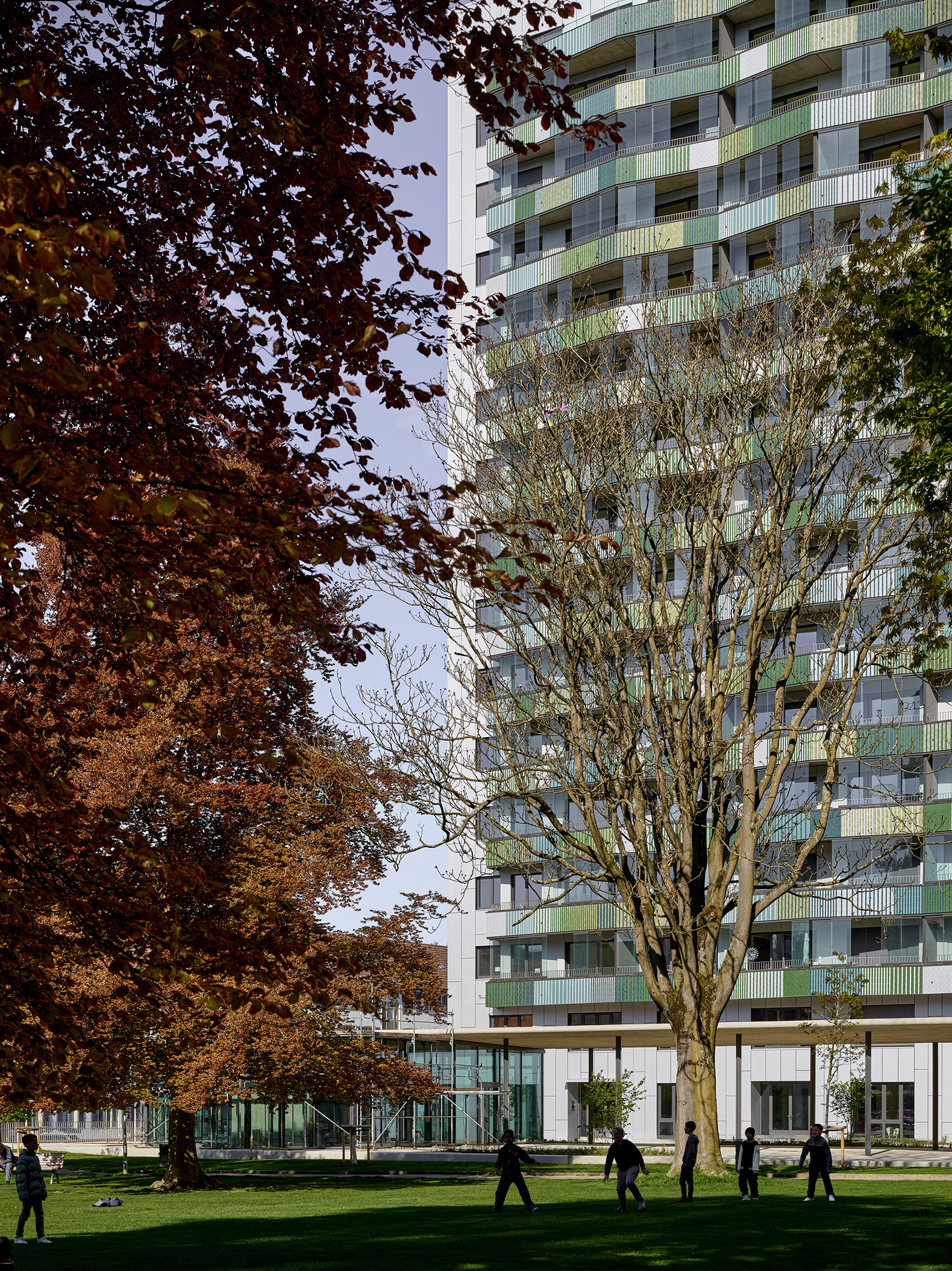 Torre Telekom por Sauerbruch Hutton. Fotografía por Helmuth Scham BFF.