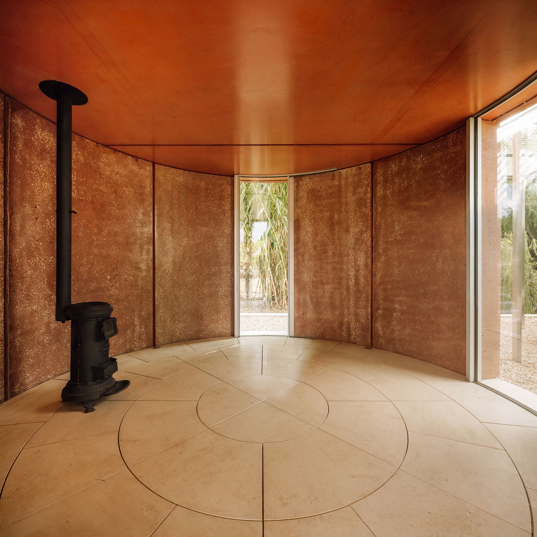 House with no skin by Bureau des Mésarchitectures. Photograph by Francisco Nogueira.