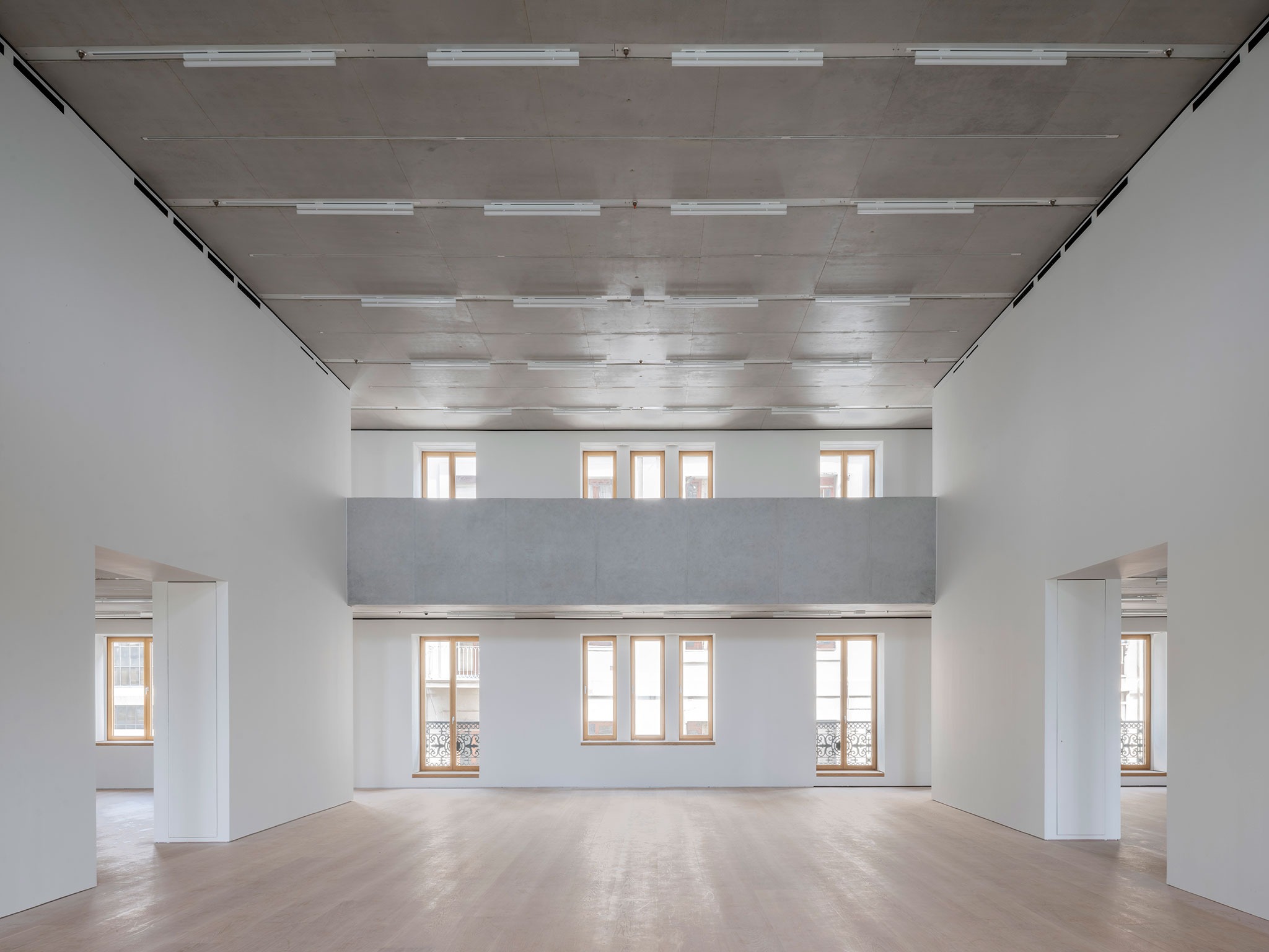 Vista del interior. «Faro Santander» por David Chipperfield. Fotografía por Juan Baraja.