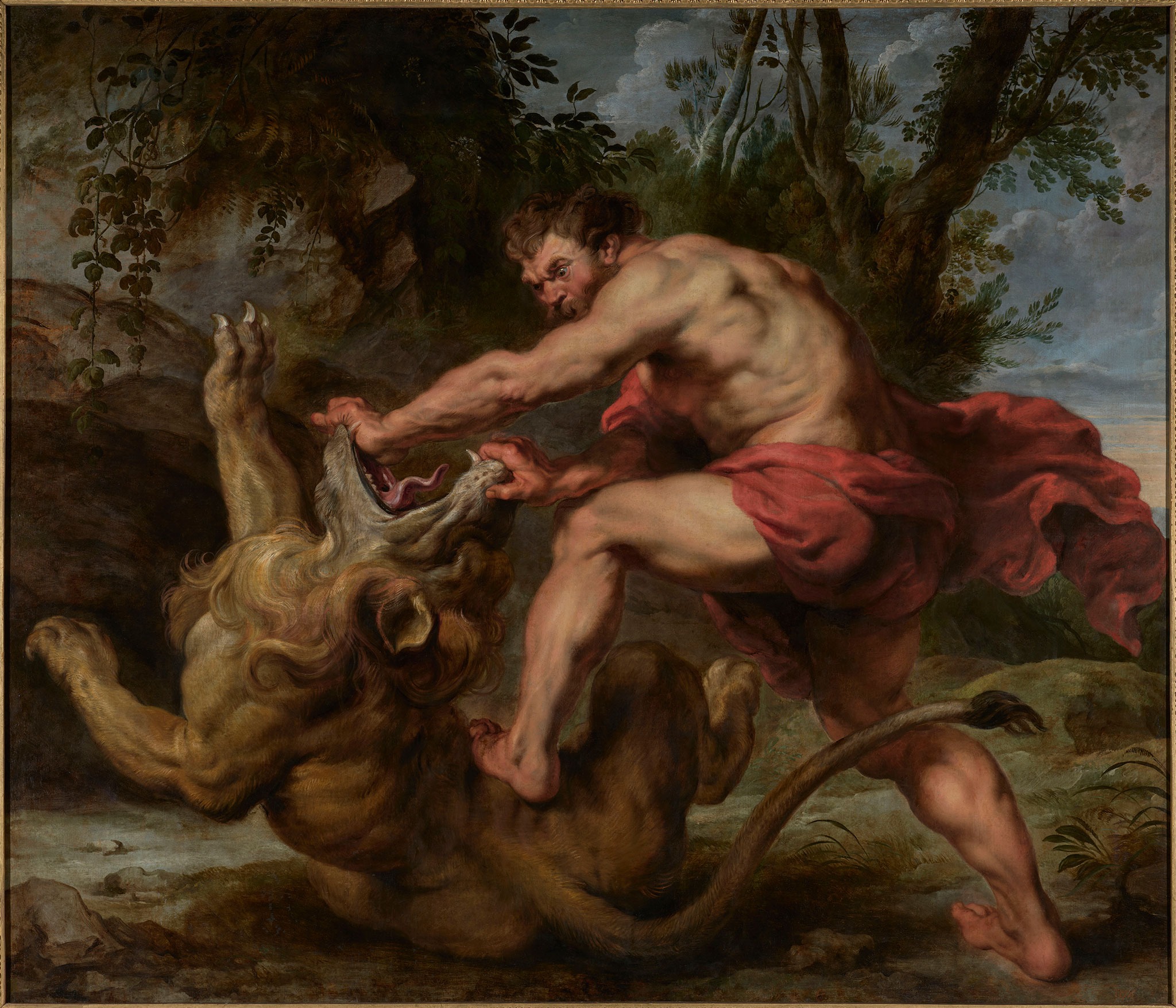 Peter Paul Rubens, Sansón y el León (1628). Colección Banco Santander.