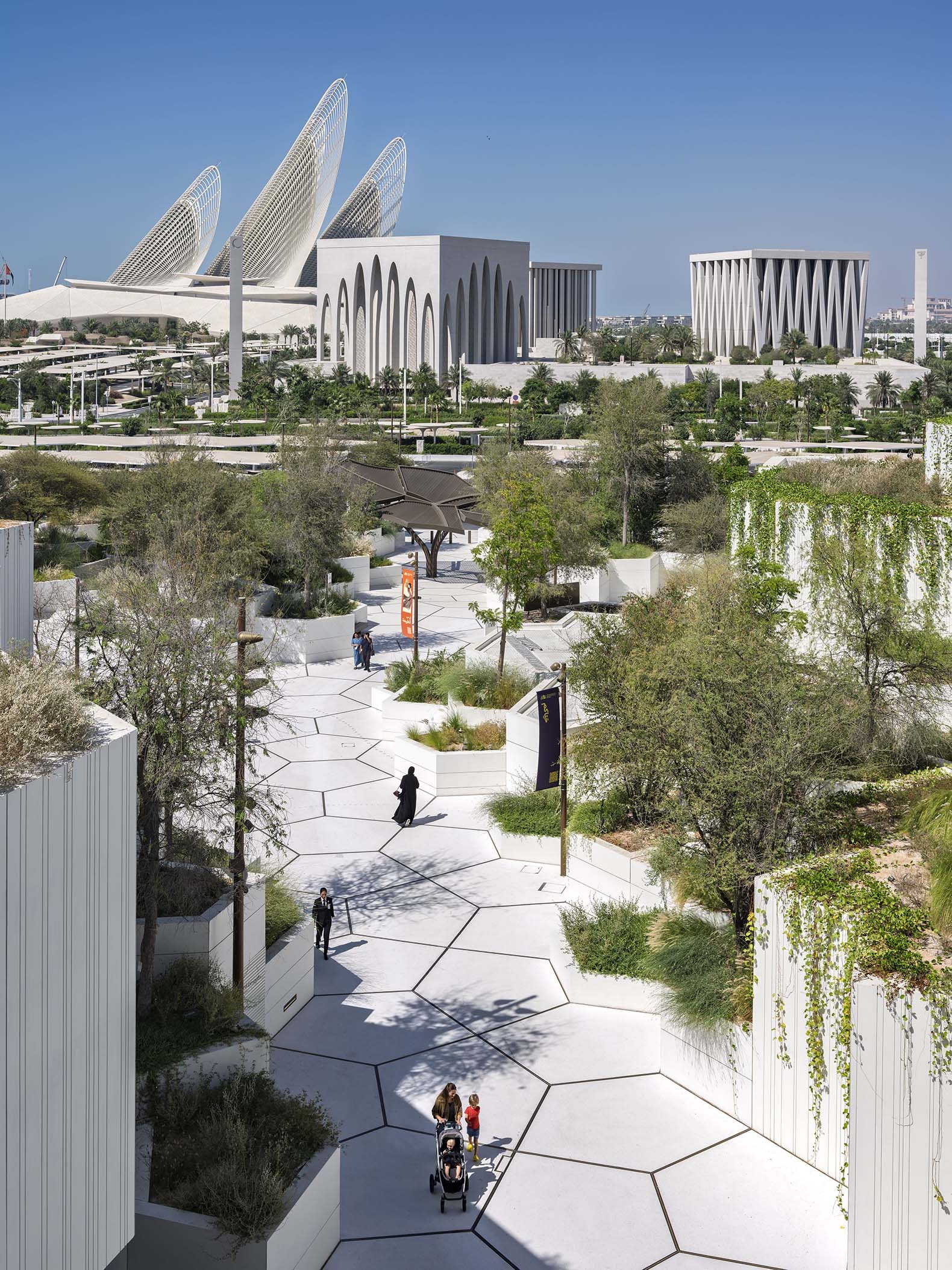 Museo de Historia Natural de Abu Dabi por Mecanoo. Fotografía por Ossip Architectuurfotografie.