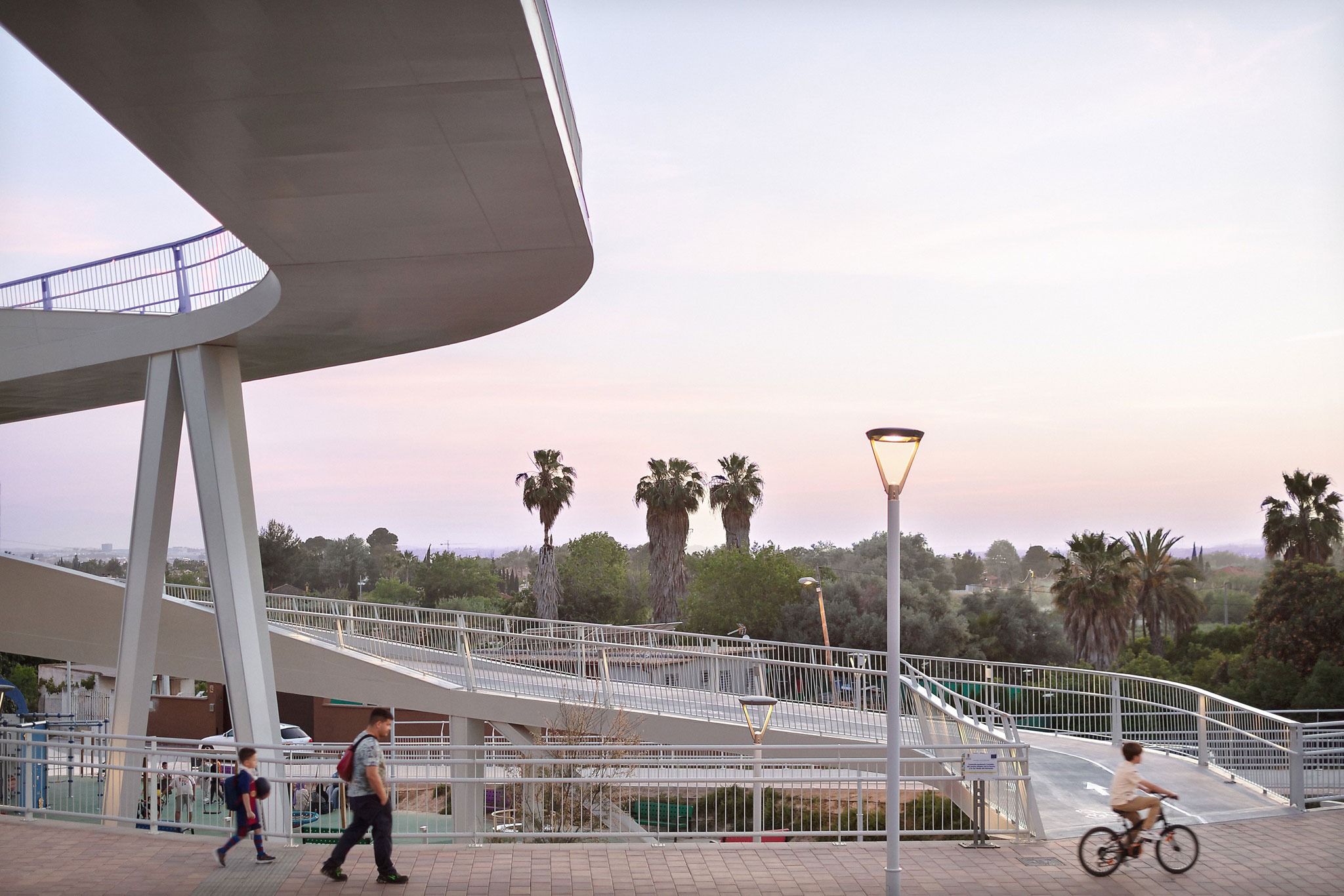 Molina de Segura footbridge by FVAI. Photography by Milena Villalba.