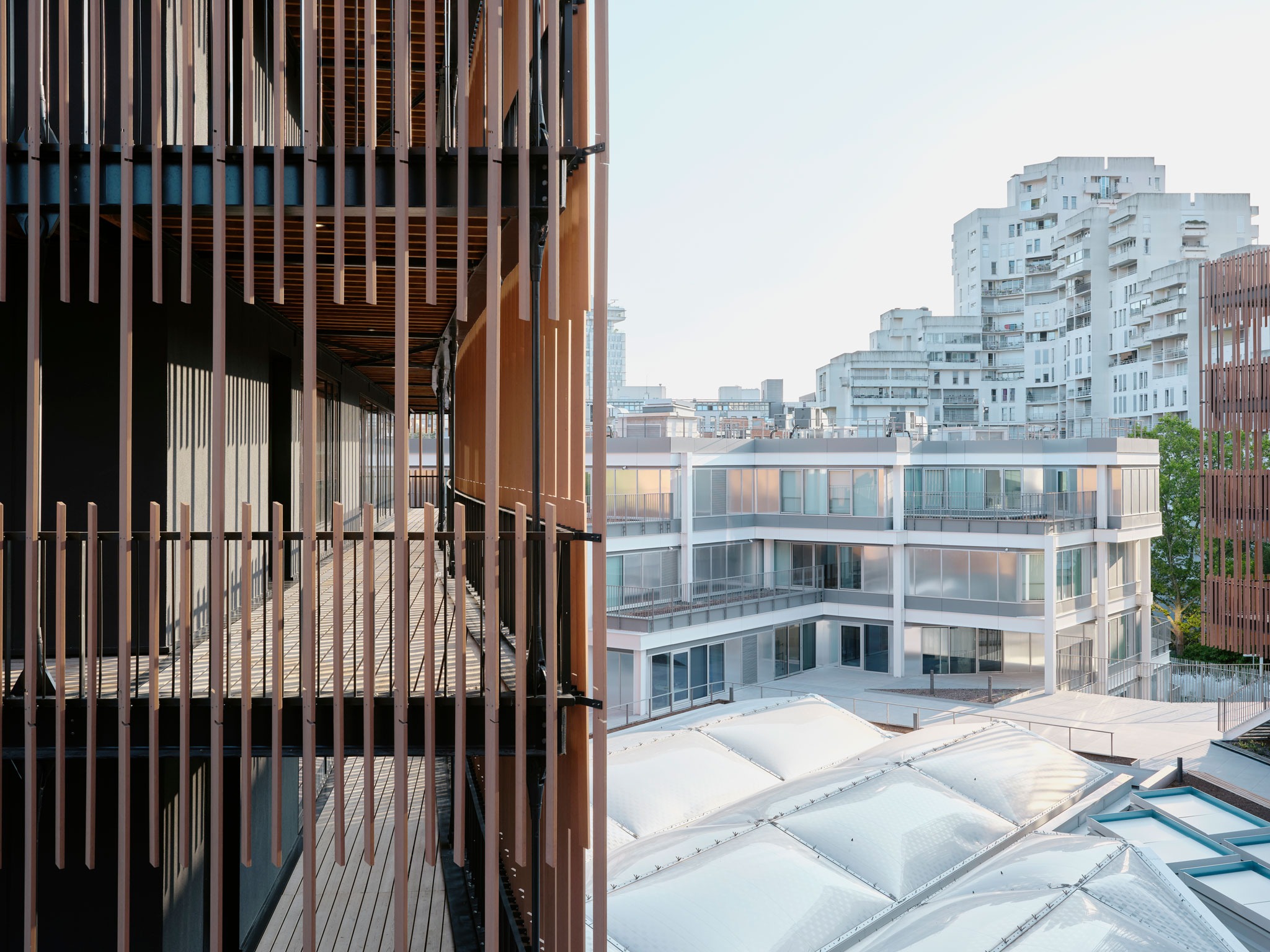 Campus du Parc by It's architecture. Photograph by Francesca Iove.
