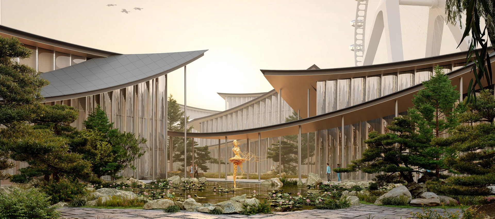 Suzhou Museum of Contemporary Art by BIG, near its