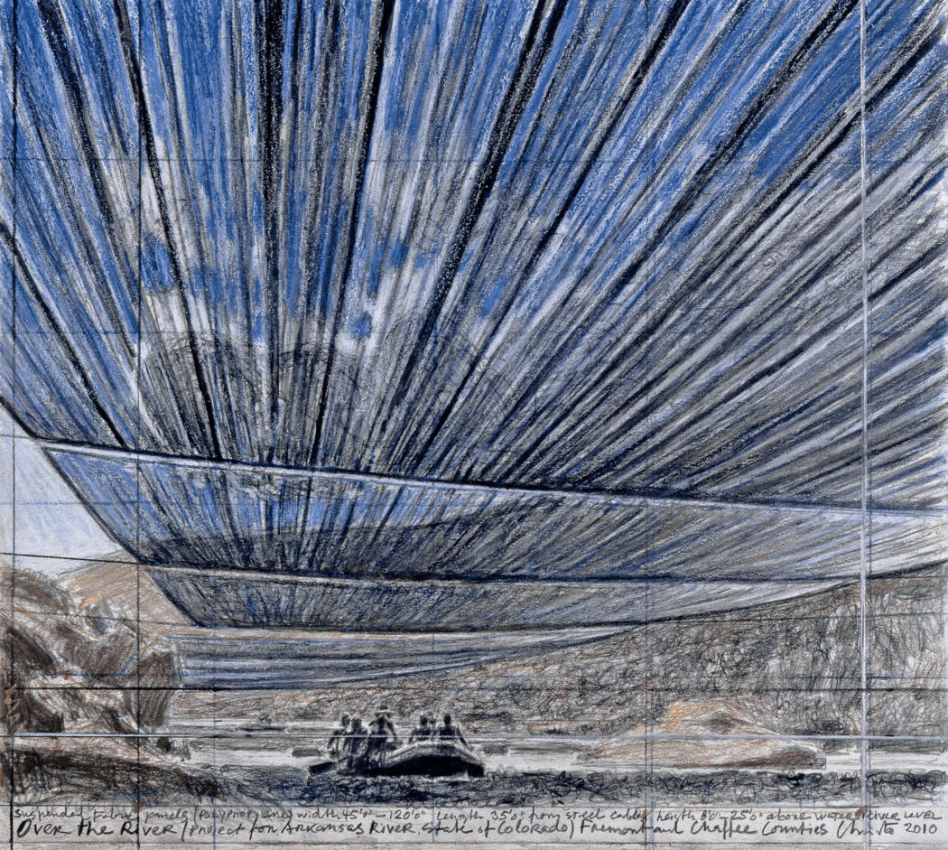 Christo gets green light for his 9.5 km of silver fabric