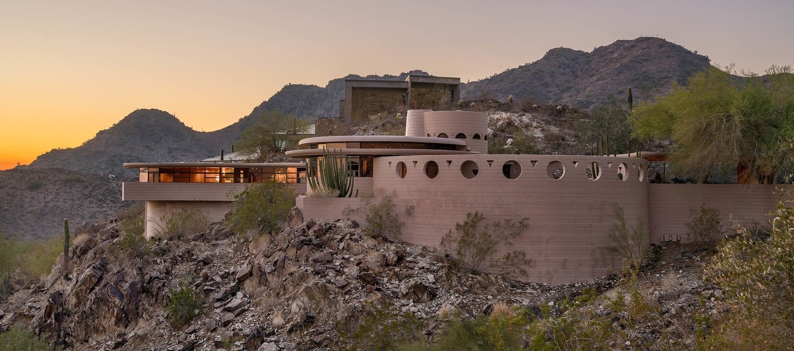The Norman Lyker Home, Frank Lloyd Wright's last home is back for