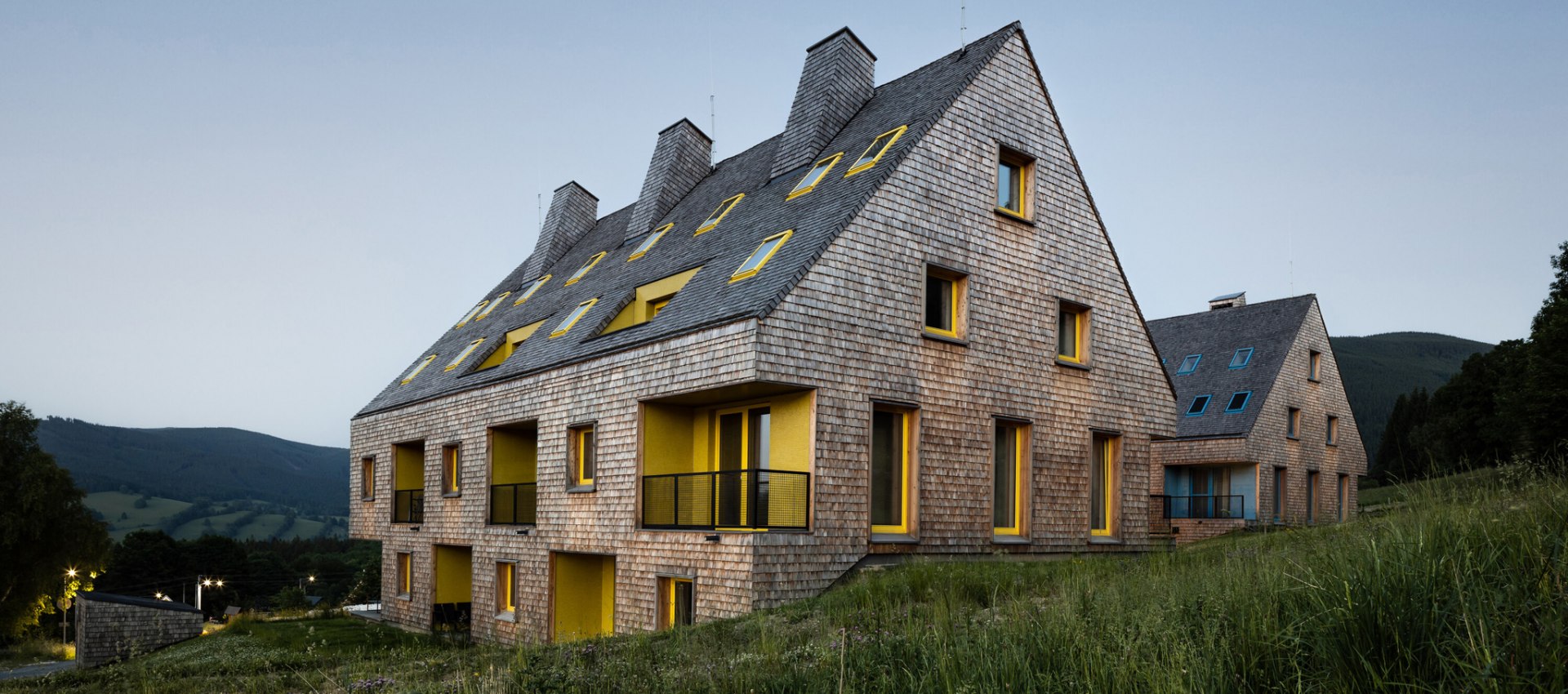Apartment buildings at the foot of the Jeseníky Mountains by Atelier ...