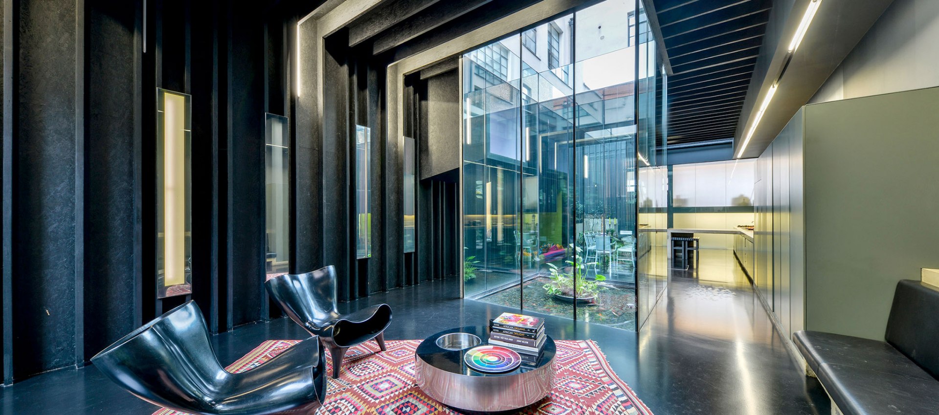 Lost House. A house with enigmatic light wells by David Adjaye