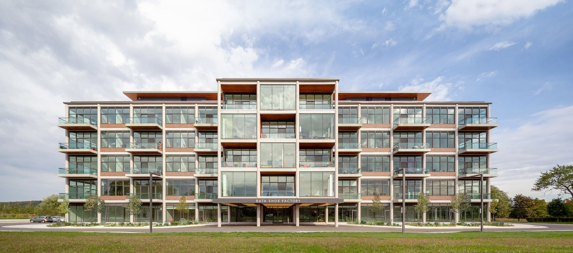 From historic factory into residential complex. Bata Shoe