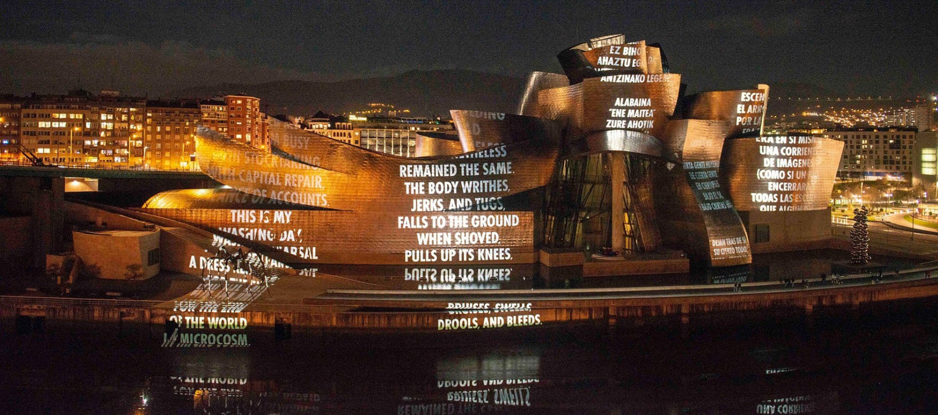 The indescribable, an exhibition by Jenny Holzer, lights up